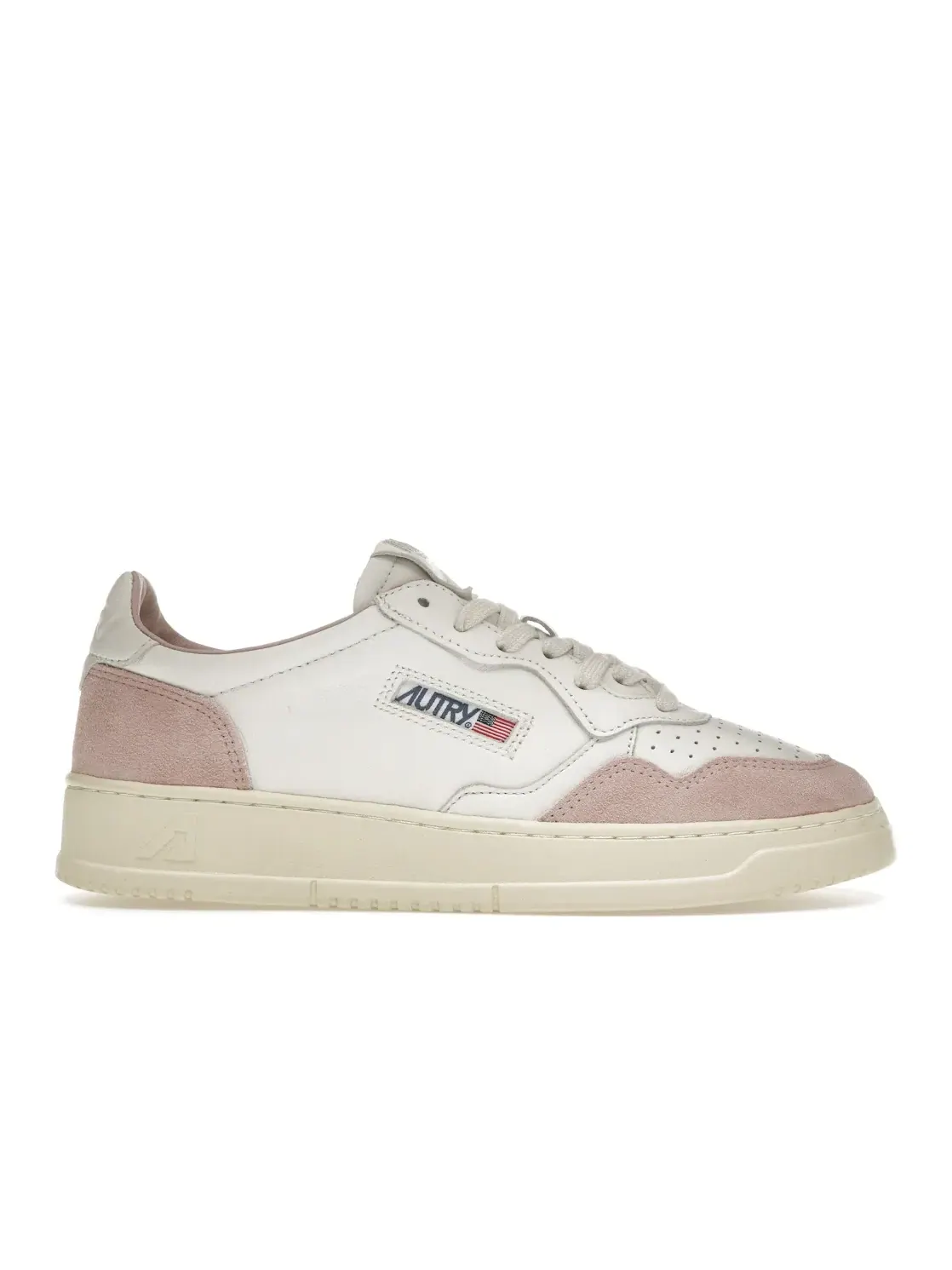 Женские кроссовки кожаные Autry Medalist Leather Low — изображение 1 из 4, белый