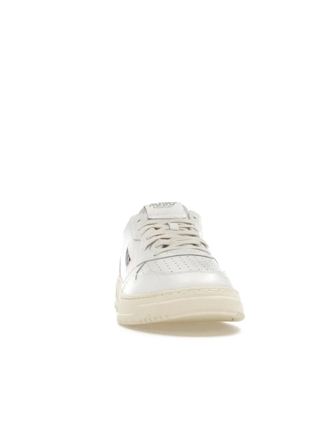 Мужские кроссовки Autry Medalist Leather Low — изображение 2 из 4, белый/красный/кремовый
