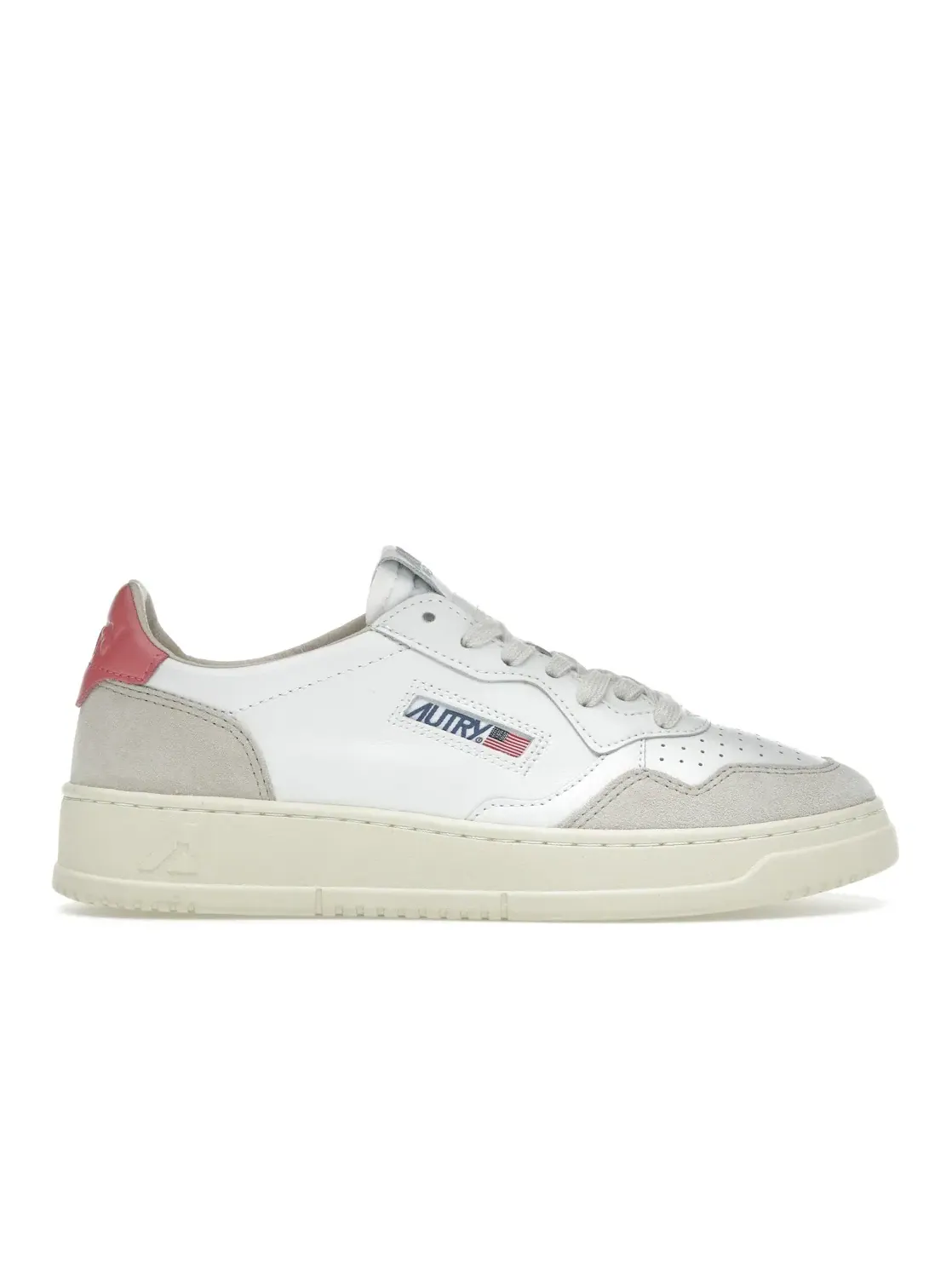 Женские кроссовки кожаные Autry Medalist Leather Low — изображение 1 из 4, белый