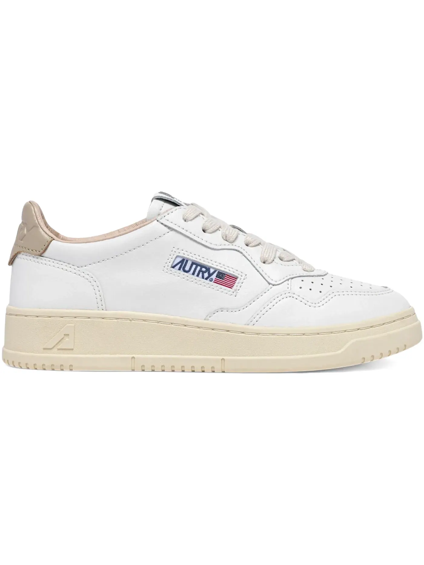 Женские кроссовки кожаные Autry Medalist Leather Low — изображение 1 из 1, белый