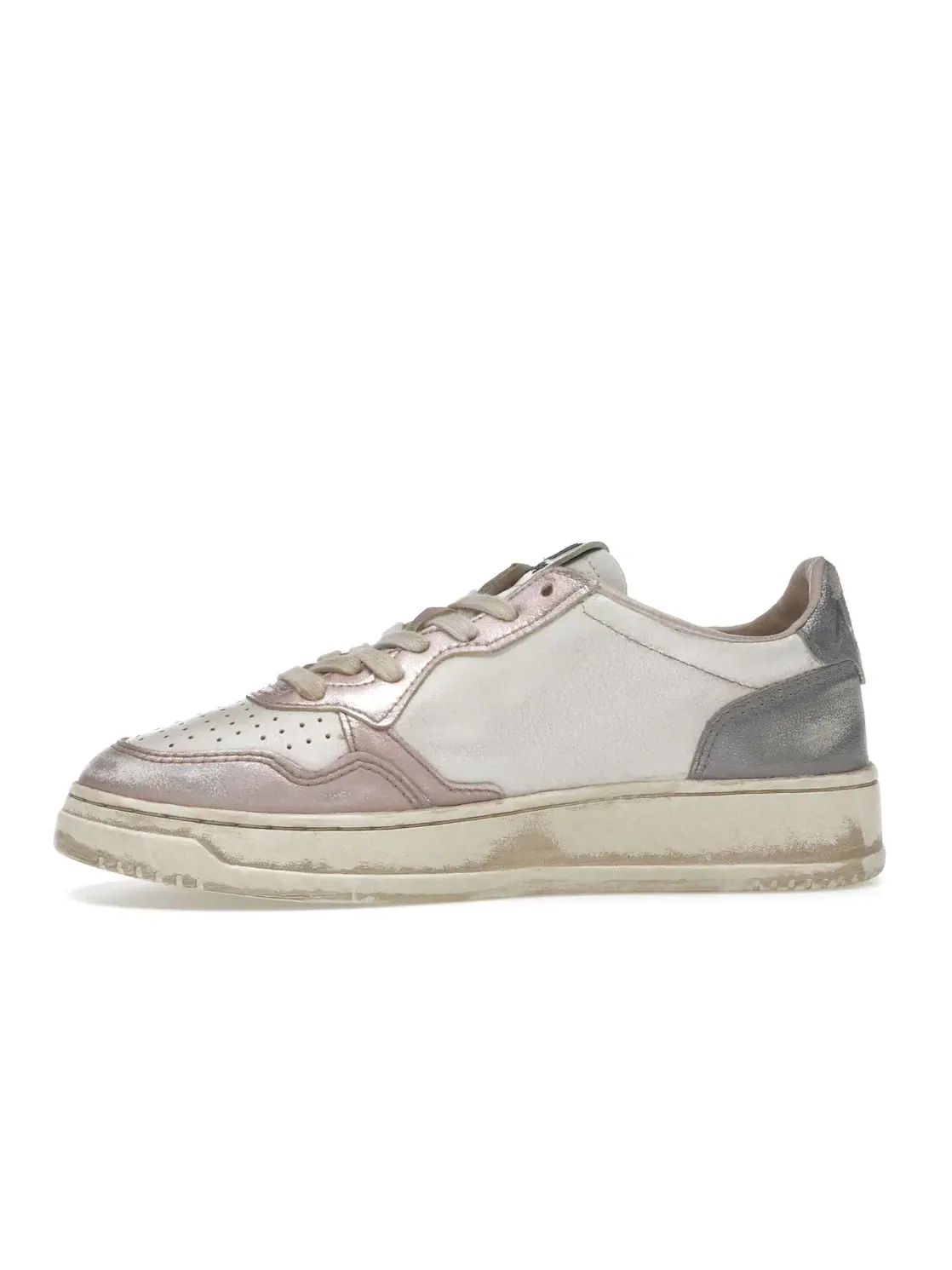 Женские кроссовки Lifestyle Autry Medalist Low Super Vintage — изображение 3 из 4, белый/розовый
