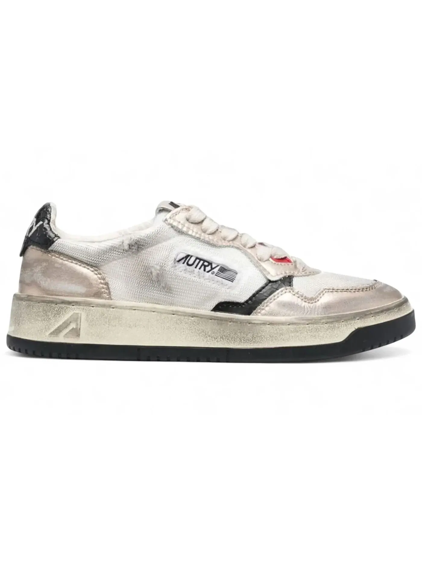 Мужские кроссовки Lifestyle с потертой кожей Autry Super Vintage Low — изображение 1 из 1