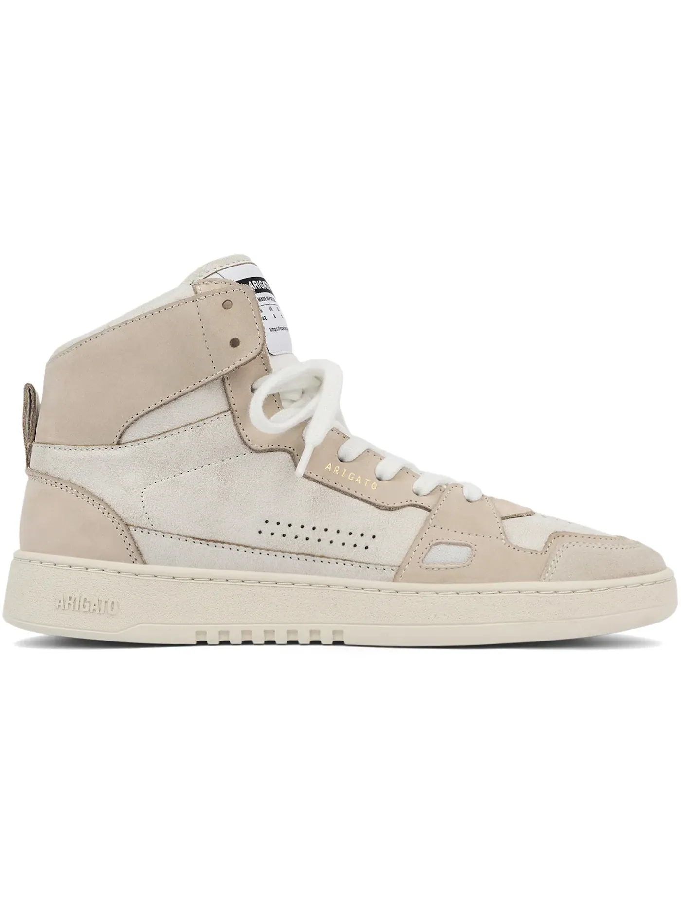 Мужские кроссовки с высоким верхом Axel Arigato Dice Hi Sneaker — изображение 1 из 1, бежевый