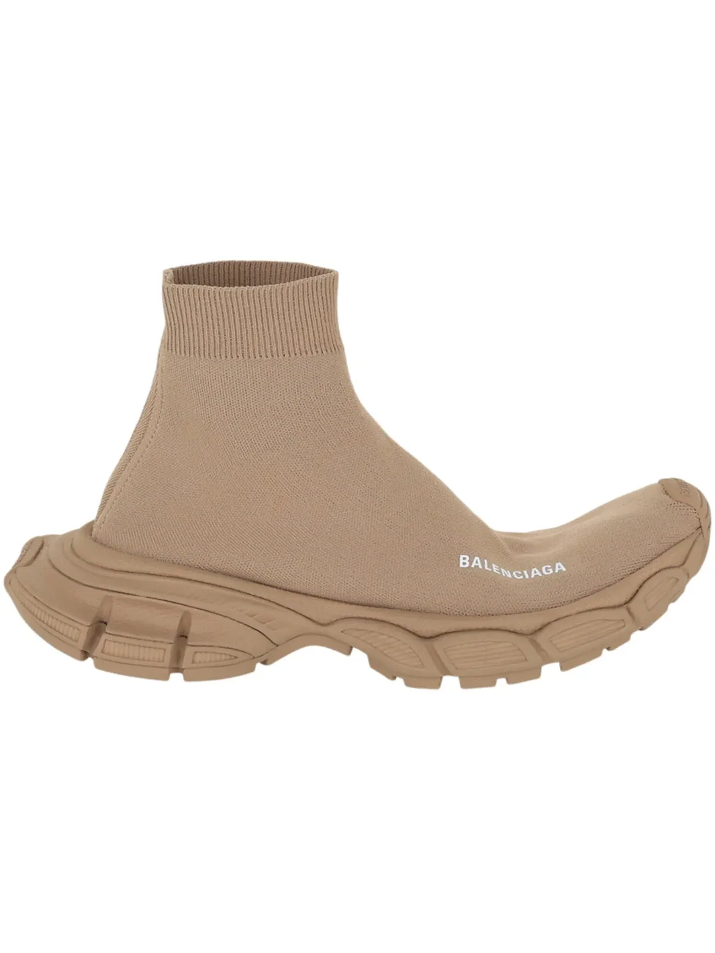 Кроссовки Balenciaga 3XL Sock Sneaker, носковая конструкция — изображение 1 из 3, бежевый