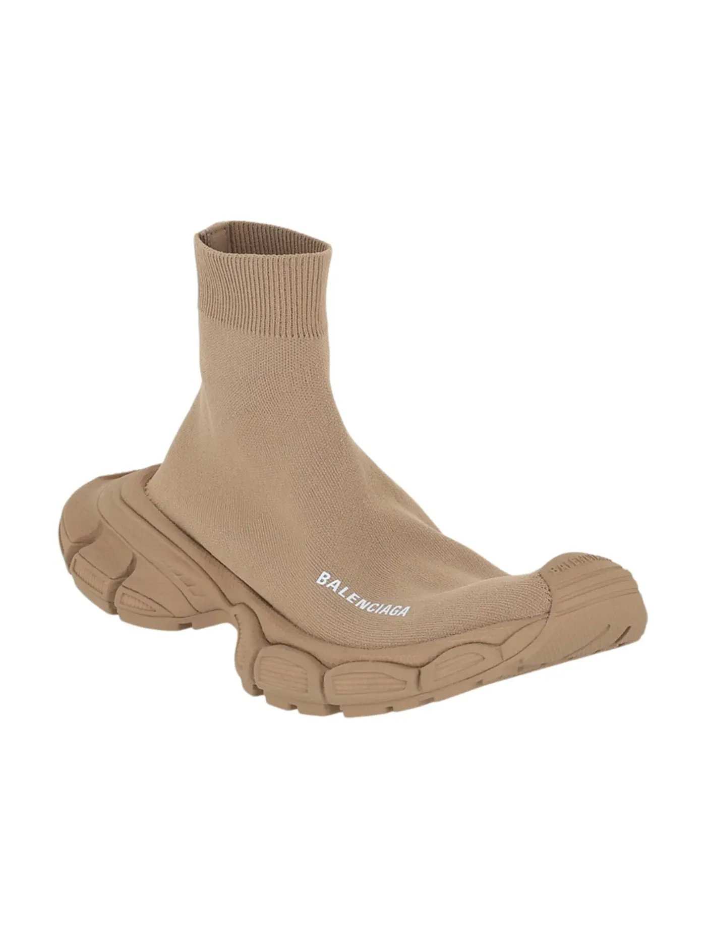 Кроссовки Balenciaga 3XL Sock Sneaker, носковая конструкция — изображение 2 из 3, бежевый