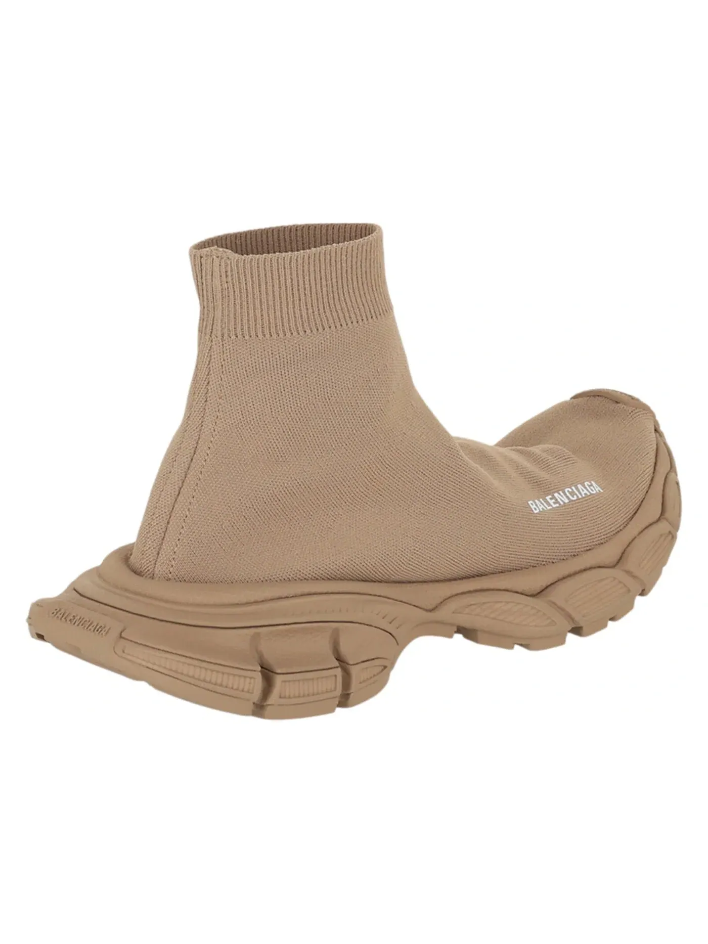 Кроссовки Balenciaga 3XL Sock Sneaker, носковая конструкция — изображение 3 из 3, бежевый