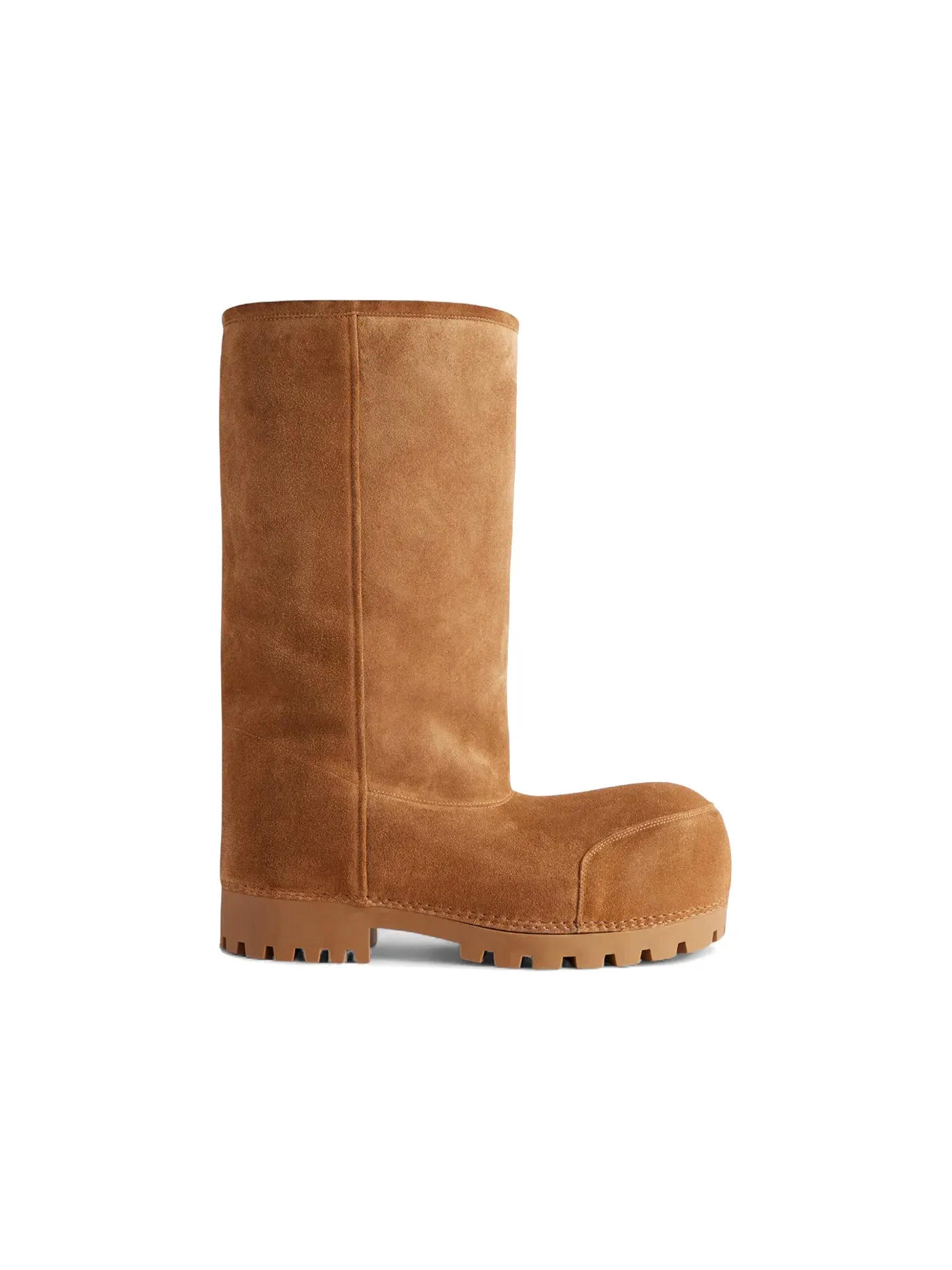 Сапоги мужские Balenciaga Alaska Fur High Boot, высокие — изображение 1 из 1, коричневый