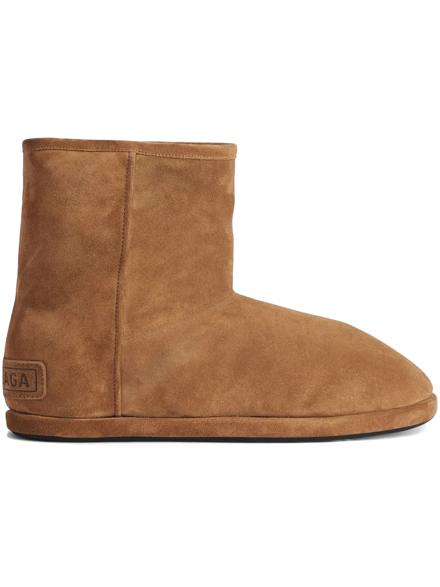 Ботинки мужские Balenciaga Alaska Soft Bootie, контрастные — изображение 1 из 1, коричневый/белый