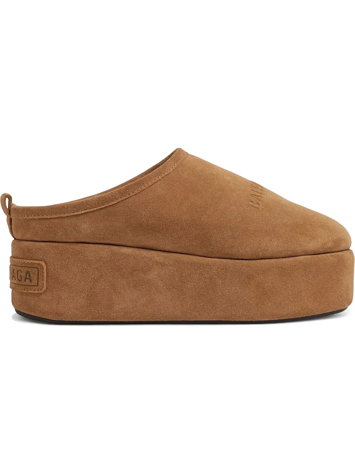 Шлепанцы женские Balenciaga Alaska Soft Platform Mule, на платформе — изображение 1 из 1, белый