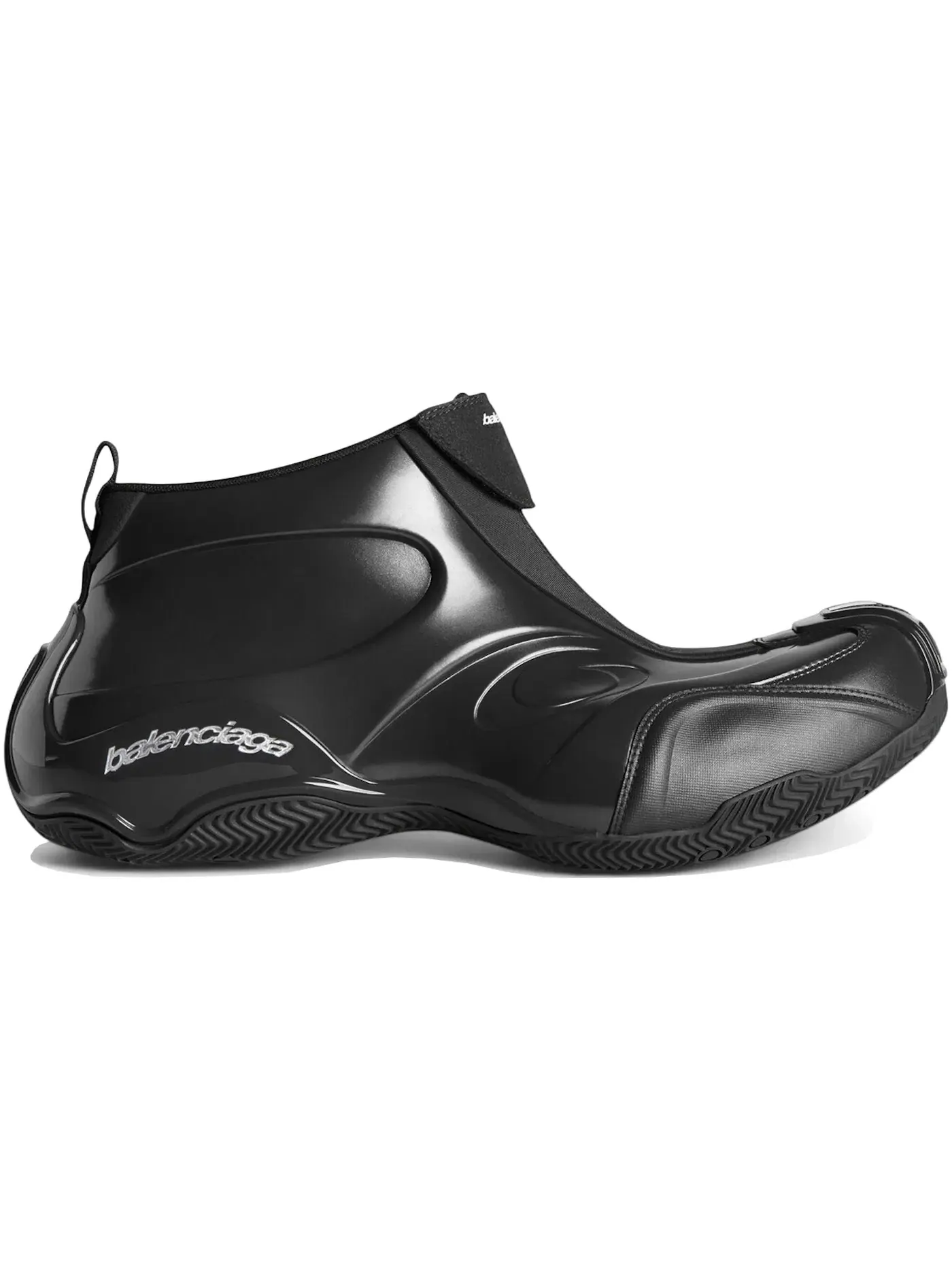 Кроссовки мужские Balenciaga Basketball Sneaker, закрытый носок — изображение 1 из 1, черный