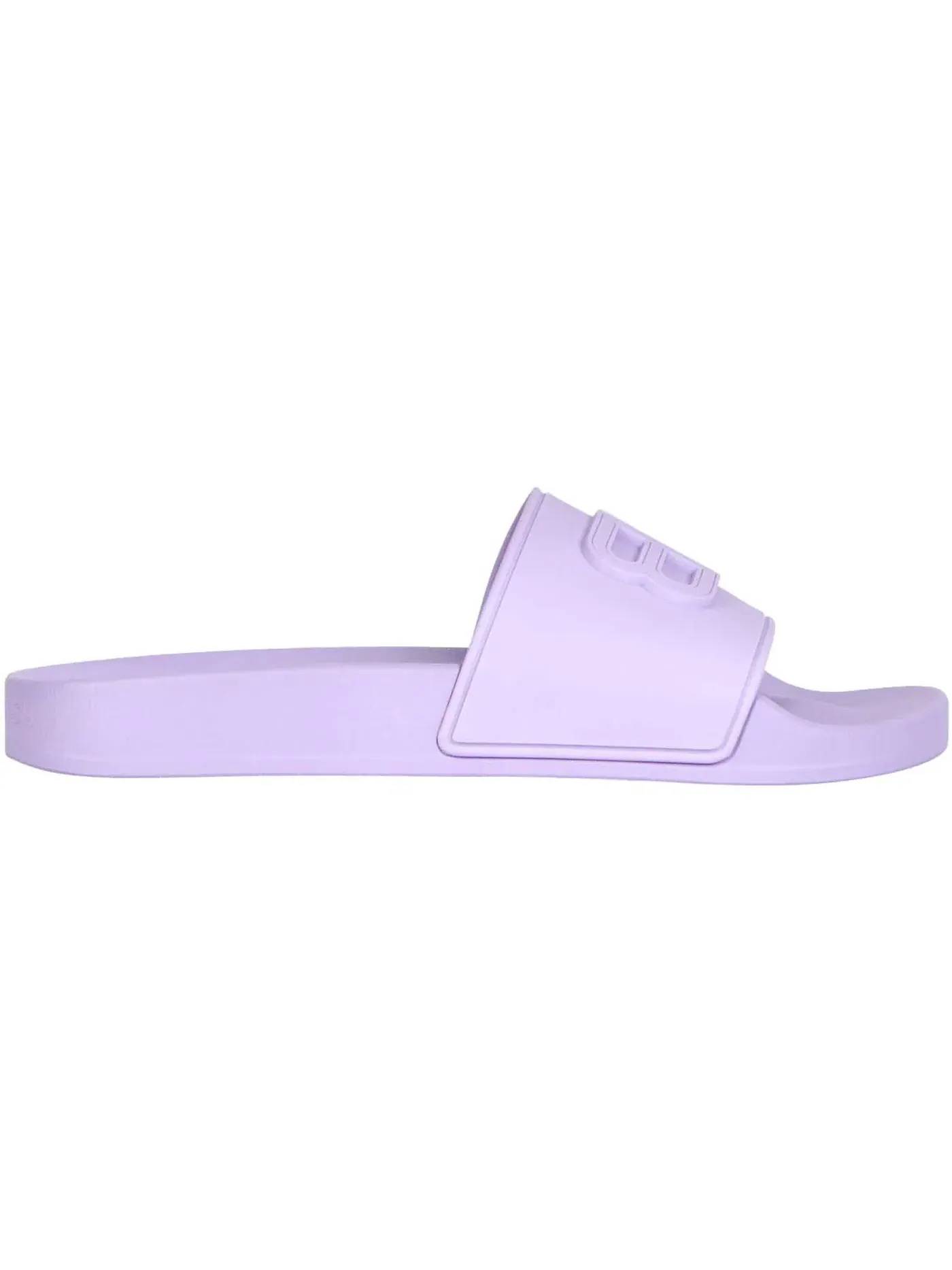 Шлепанцы женские Balenciaga BB Pool Slide, резиновые — изображение 1 из 1, фиолетовый