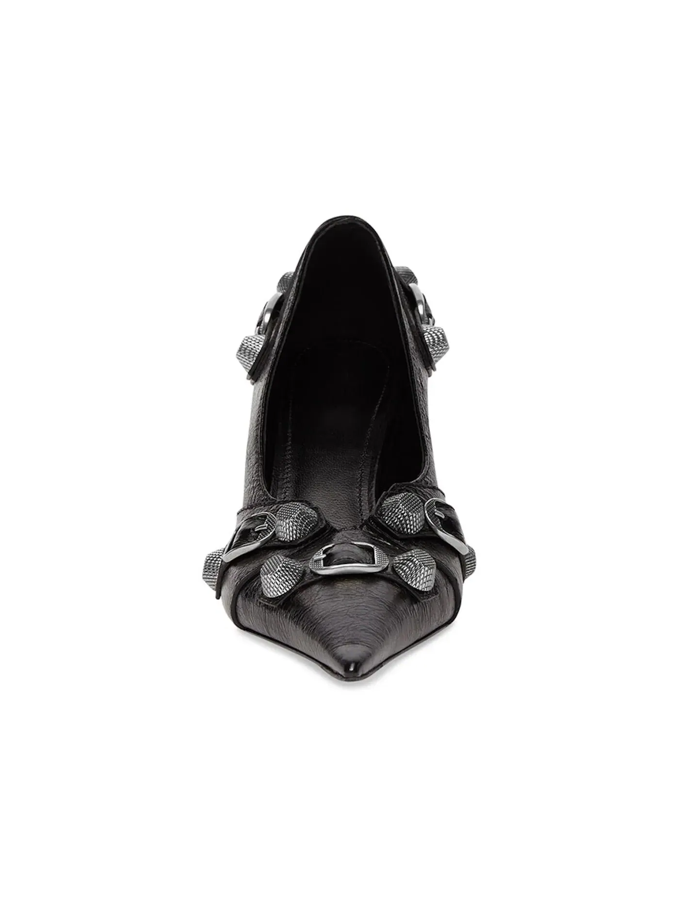 Туфли женские Balenciaga Cagole 90mm Pump, с принтом — изображение 3 из 5, черный