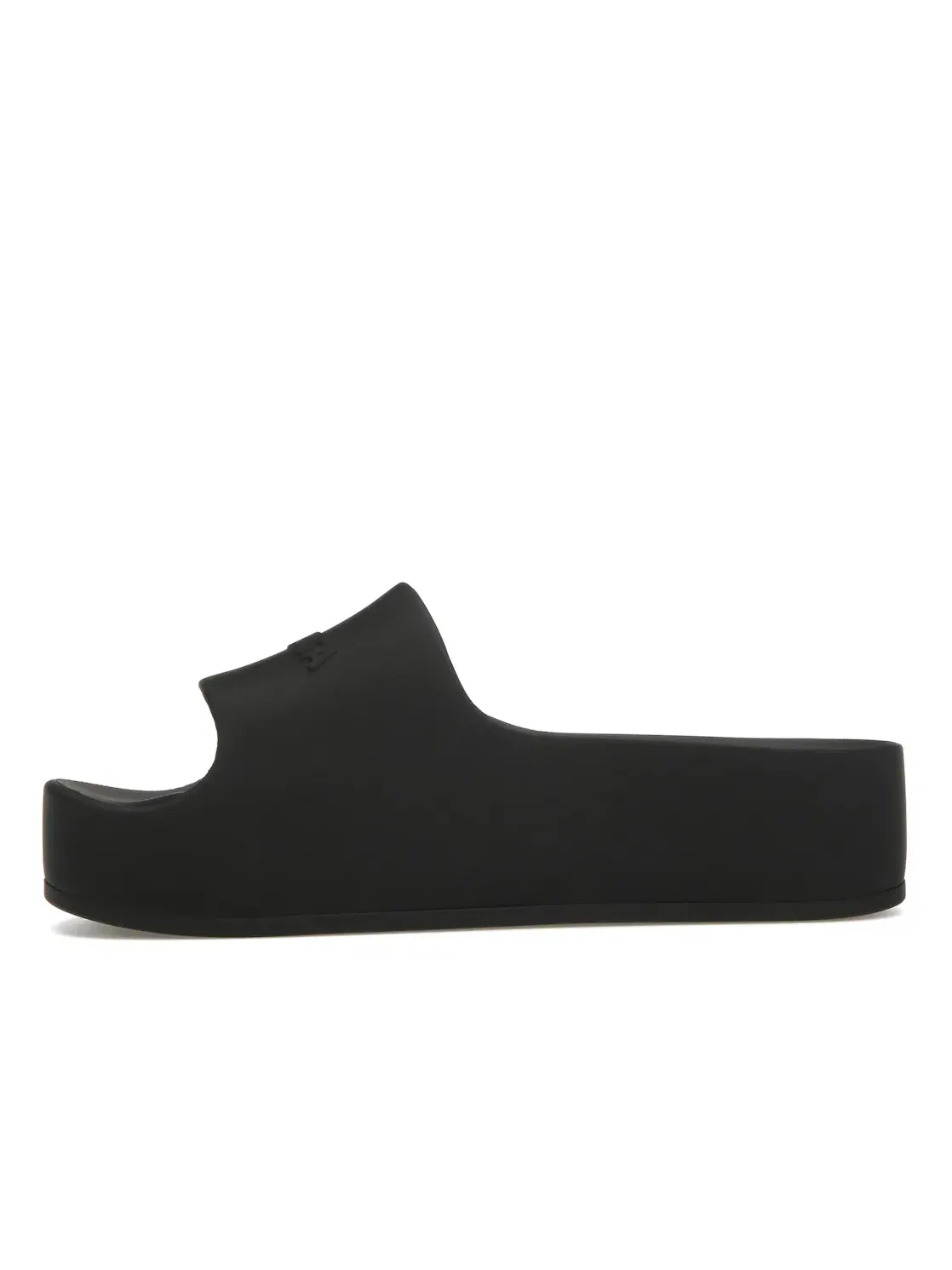 Шлепанцы женские Balenciaga Chunky Slide, с массивной подошвой — изображение 3 из 4, черный