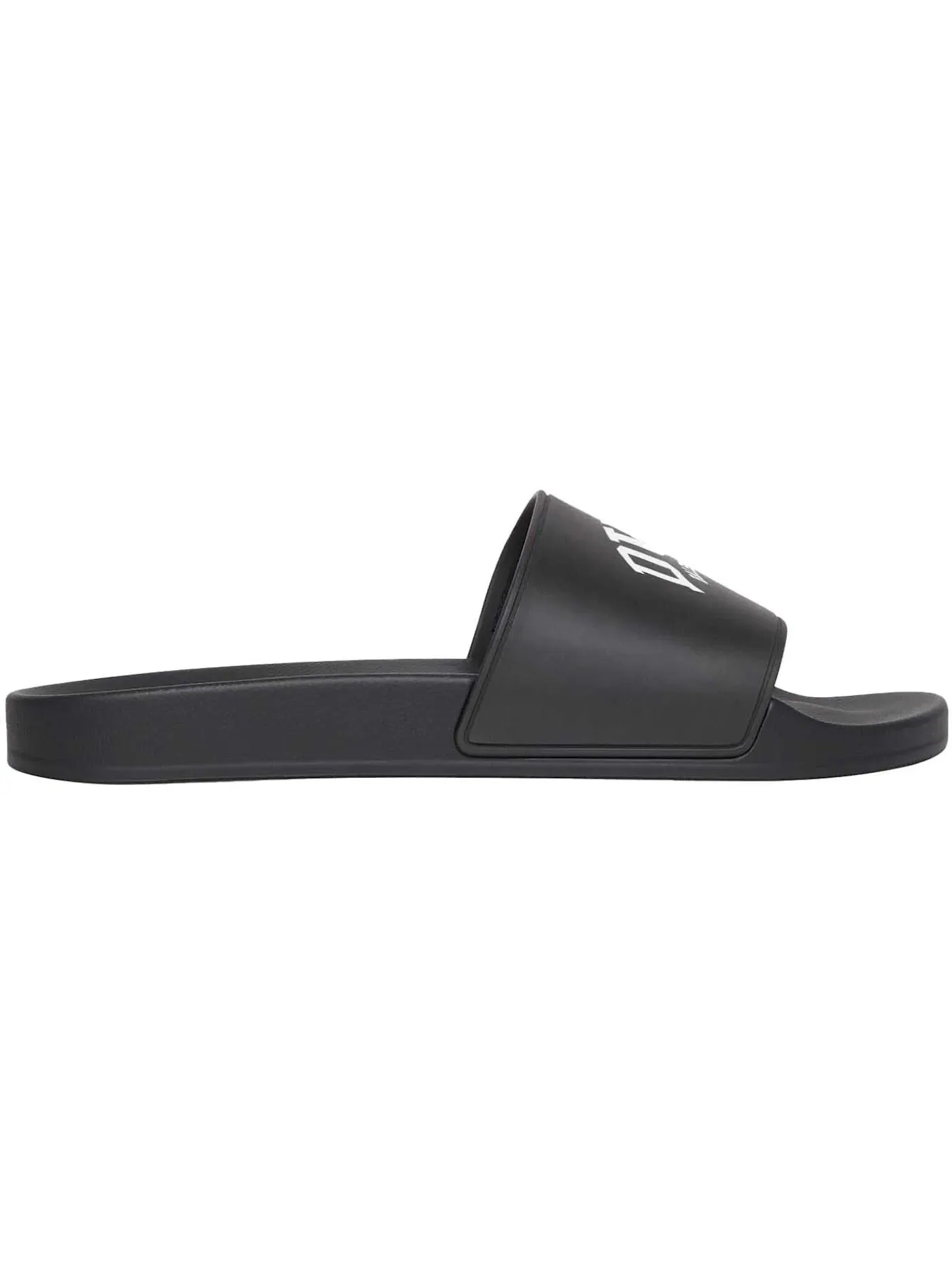 Шлепанцы Balenciaga City Pool Slide, с логотипом — изображение 1 из 1, черный/белый