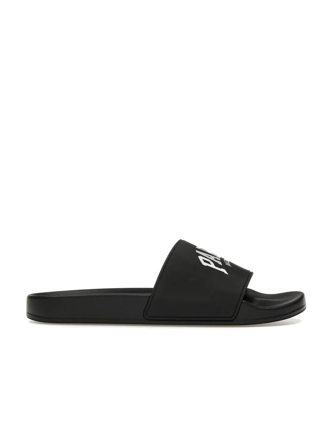 Шлепанцы женские Balenciaga City Pool Slide, с логотипом — изображение 1 из 4, черный/белый