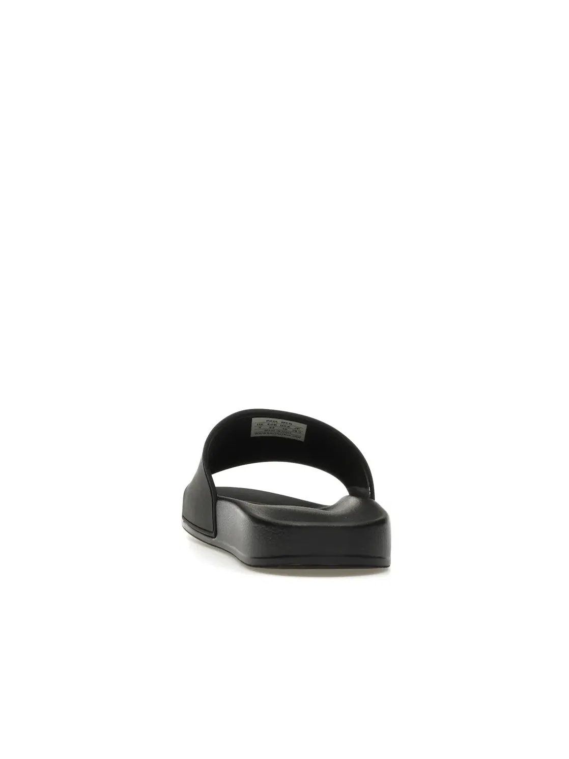 Шлепанцы женские Balenciaga City Pool Slide, с логотипом — изображение 4 из 4, черный/белый