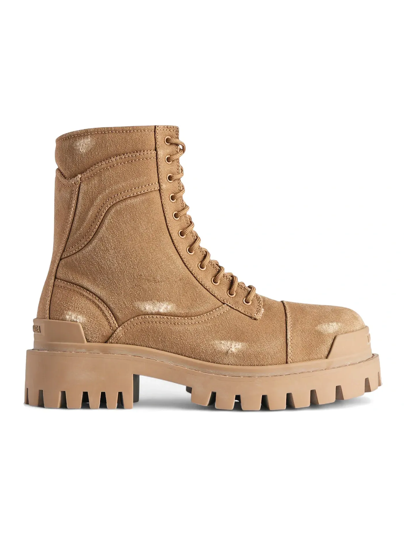 Ботинки мужские Balenciaga Combat Strike Boot, шнуровка