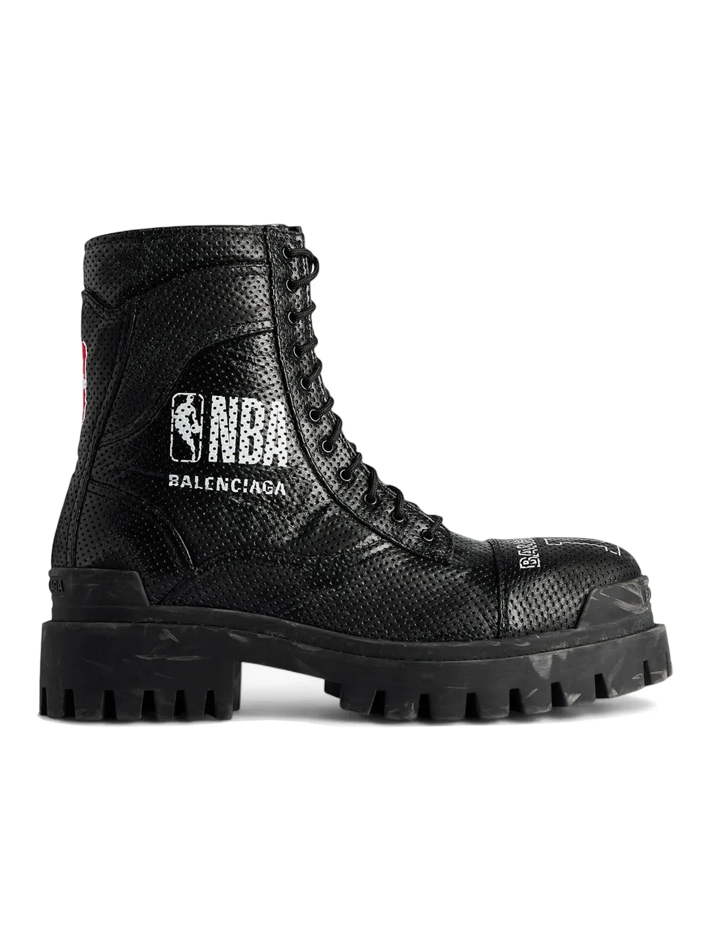 Ботинки мужские Balenciaga Combat Strike Boot, с носком — изображение 1 из 1, черный