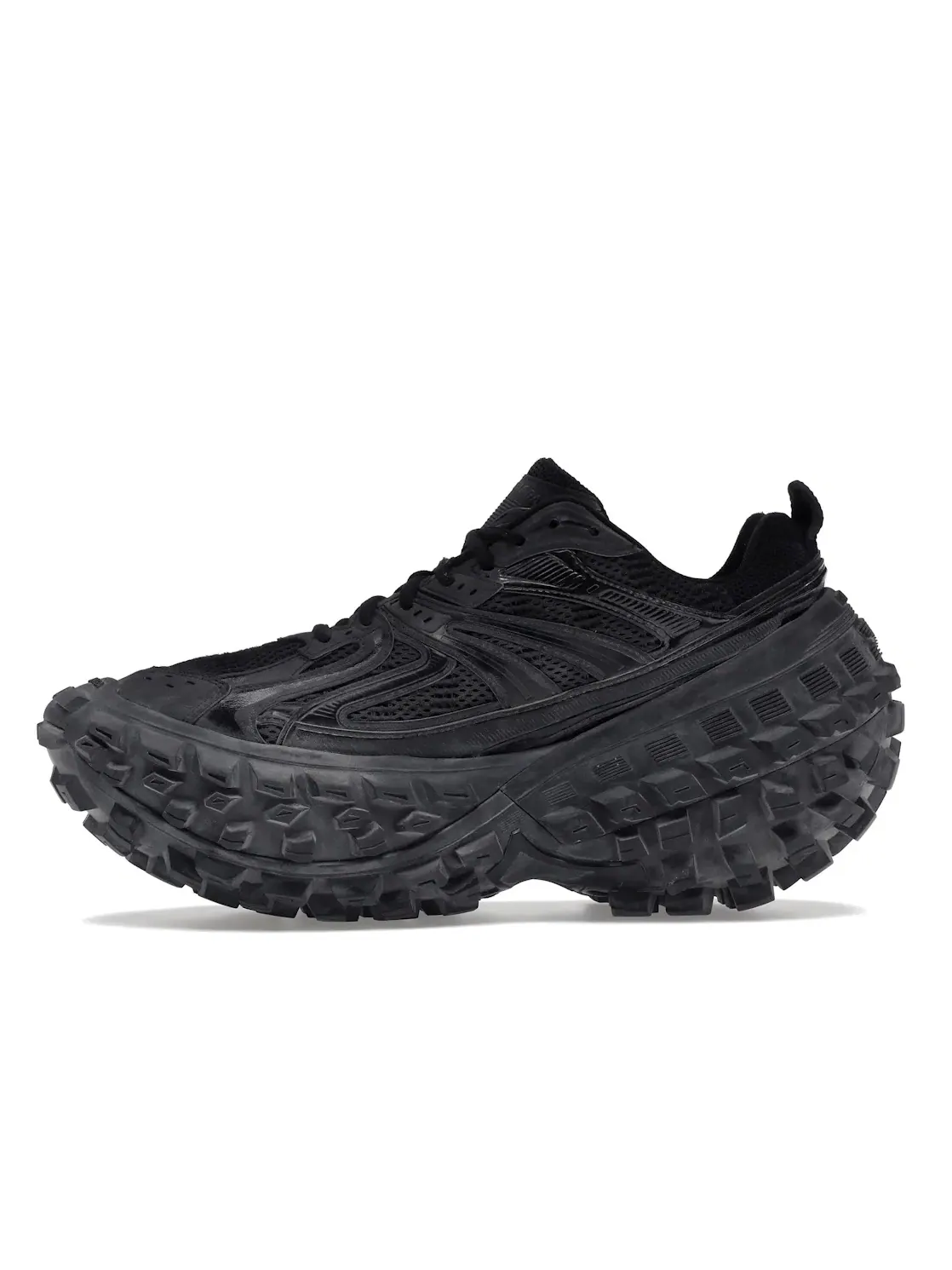 Кроссовки мужские Balenciaga Defender, с массивной подошвой — изображение 3 из 4, черный
