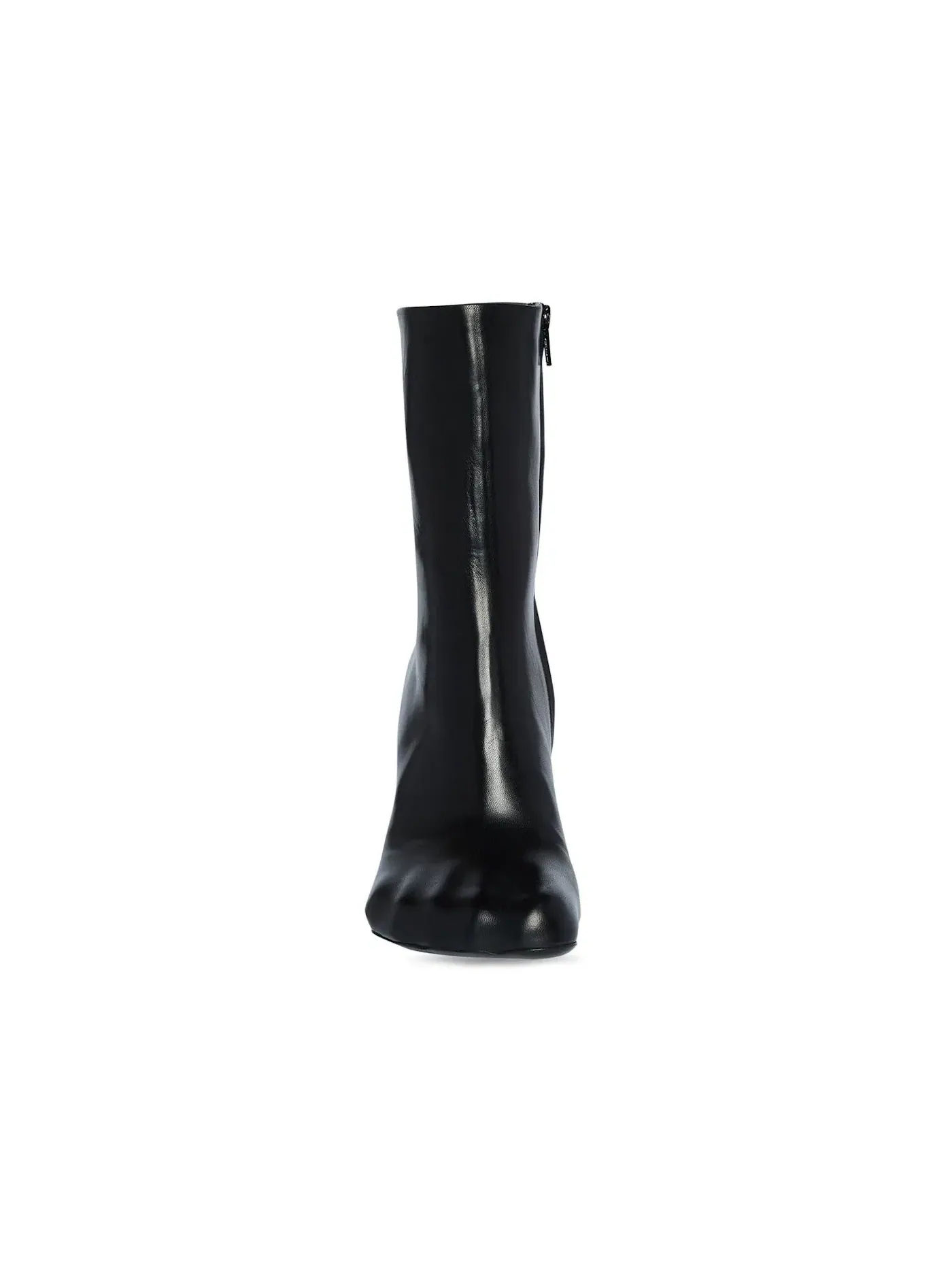 Ботильоны Balenciaga Fetish 80mm Bootie, черные, из овчины, на каблуке 80 мм — изображение 2 из 4, черный