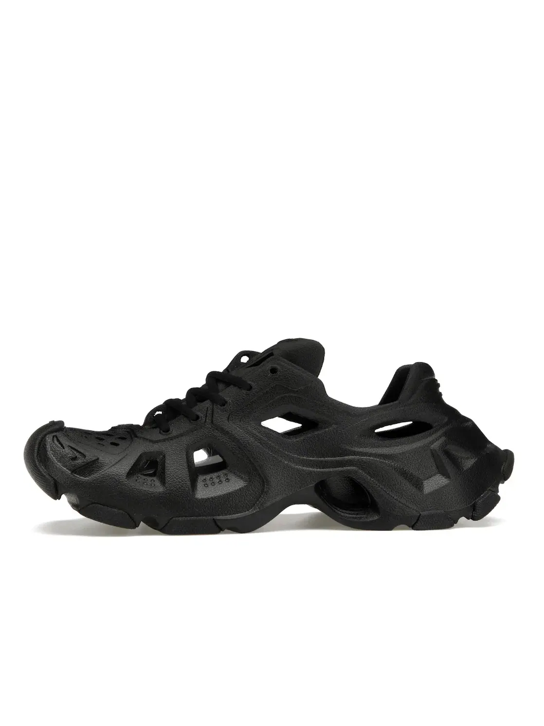 Кроссовки мужские Balenciaga HD Lace Up, кожаные, на шнуровке — изображение 3 из 4, черный