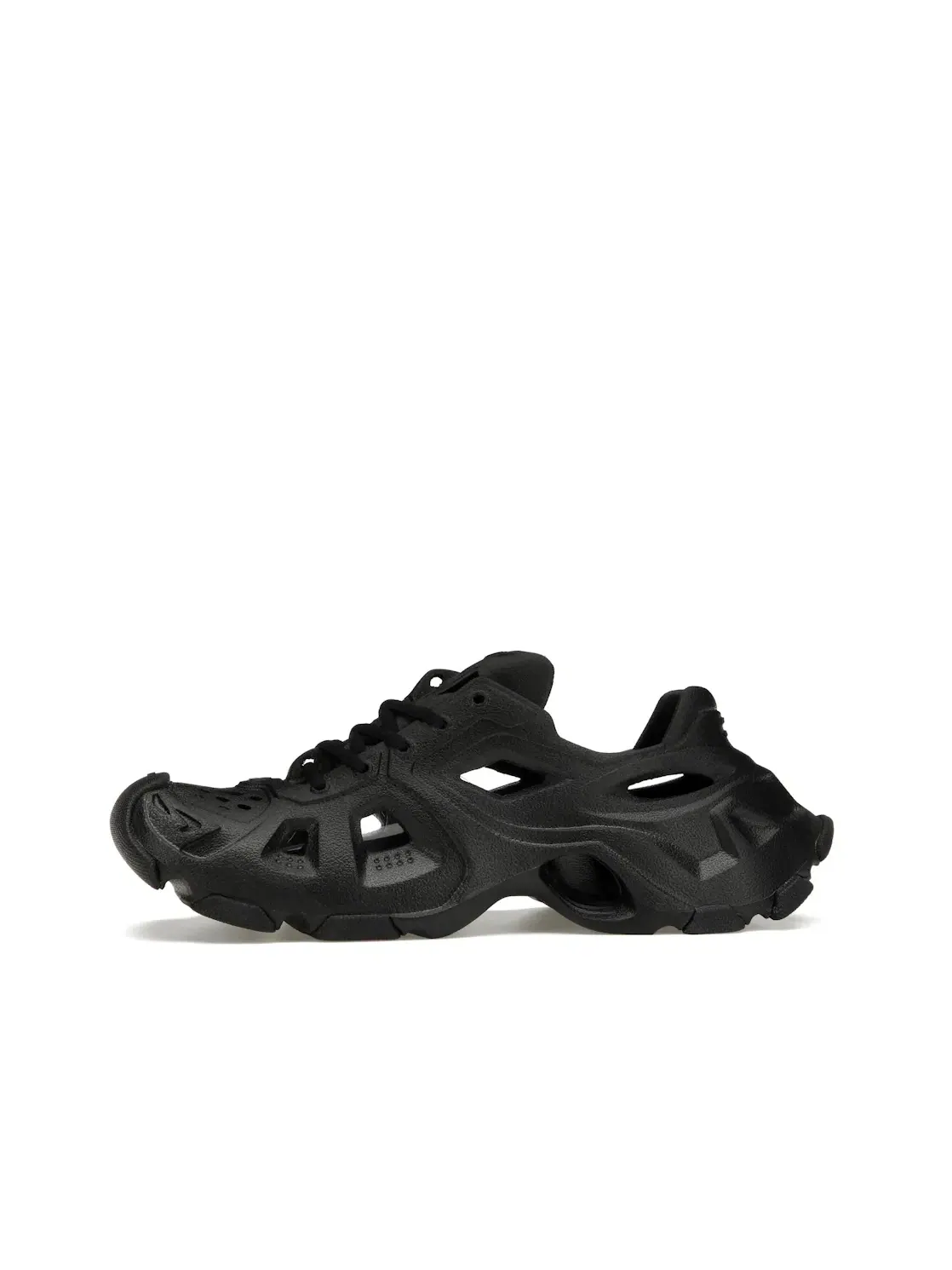 Кроссовки женские Balenciaga HD Lace Up, кожаные — изображение 3 из 4, черный