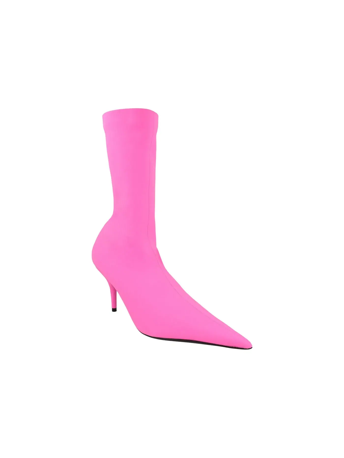 Туфли женские Balenciaga Knife Bootie M80 на каблуке с острым носком — изображение 2 из 3, розовый