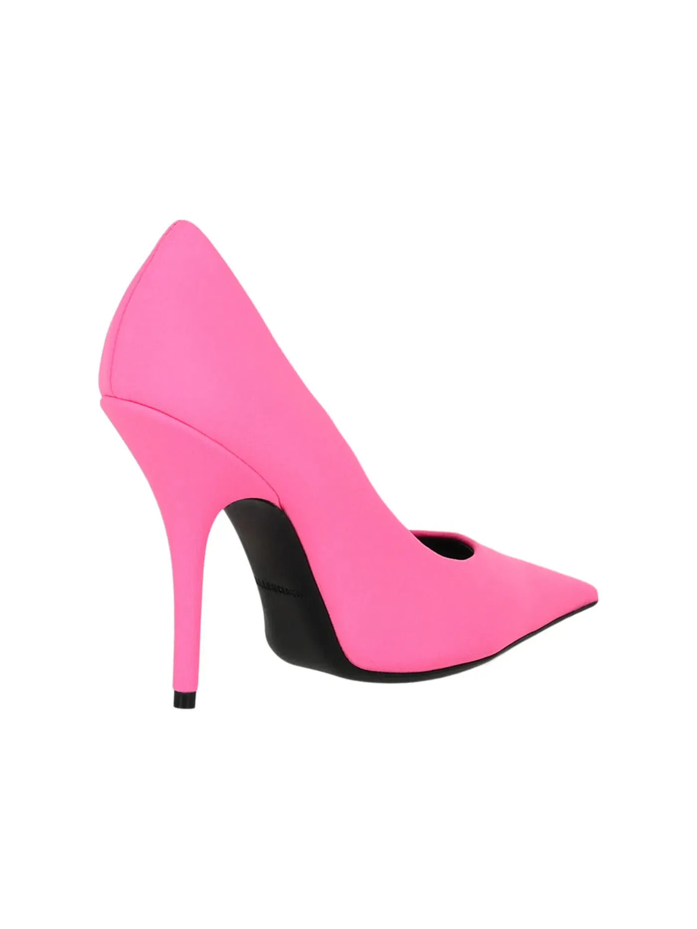 Туфли женские Balenciaga Knife Stiletto Pumps, на каблуке-шпильке — изображение 3 из 3, неоново-розовый