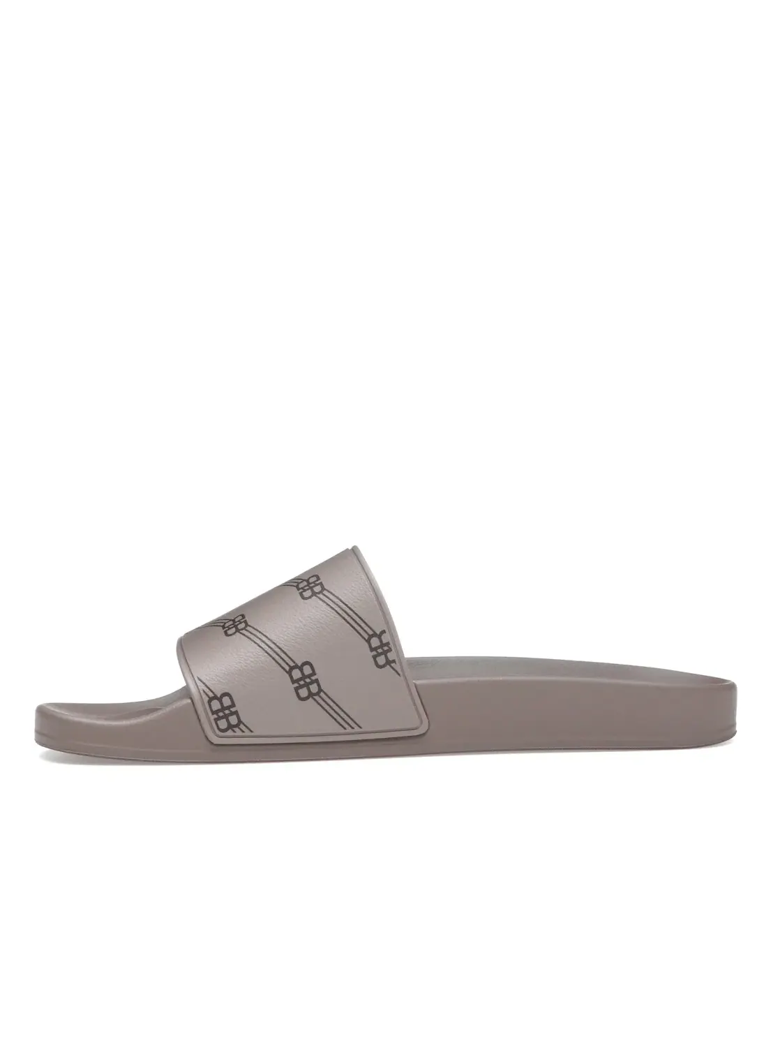 Шлепанцы мужские Balenciaga Monogram Slides — изображение 3 из 4, коричневый/черный