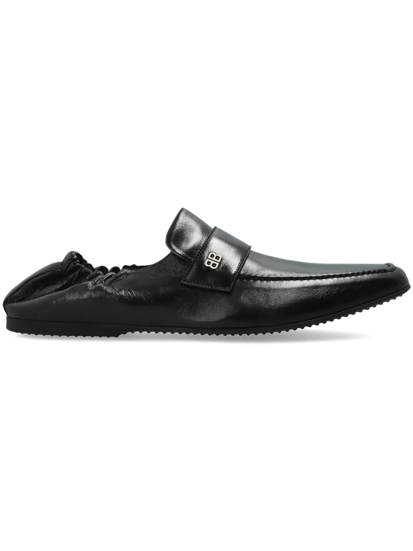 Лоферы мужские Balenciaga Palermo BB Loafer с принтом BB — изображение 1 из 1, черный