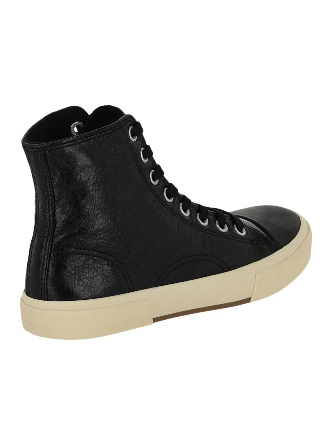 Кроссовки мужские Balenciaga Paris High, высокие, кожаные — изображение 3 из 3, черный