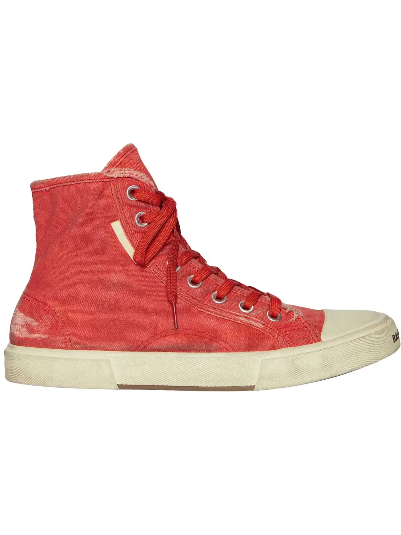 Кроссовки женские Balenciaga Paris High Top, высокие, с принтом — изображение 1 из 1, красный/белый