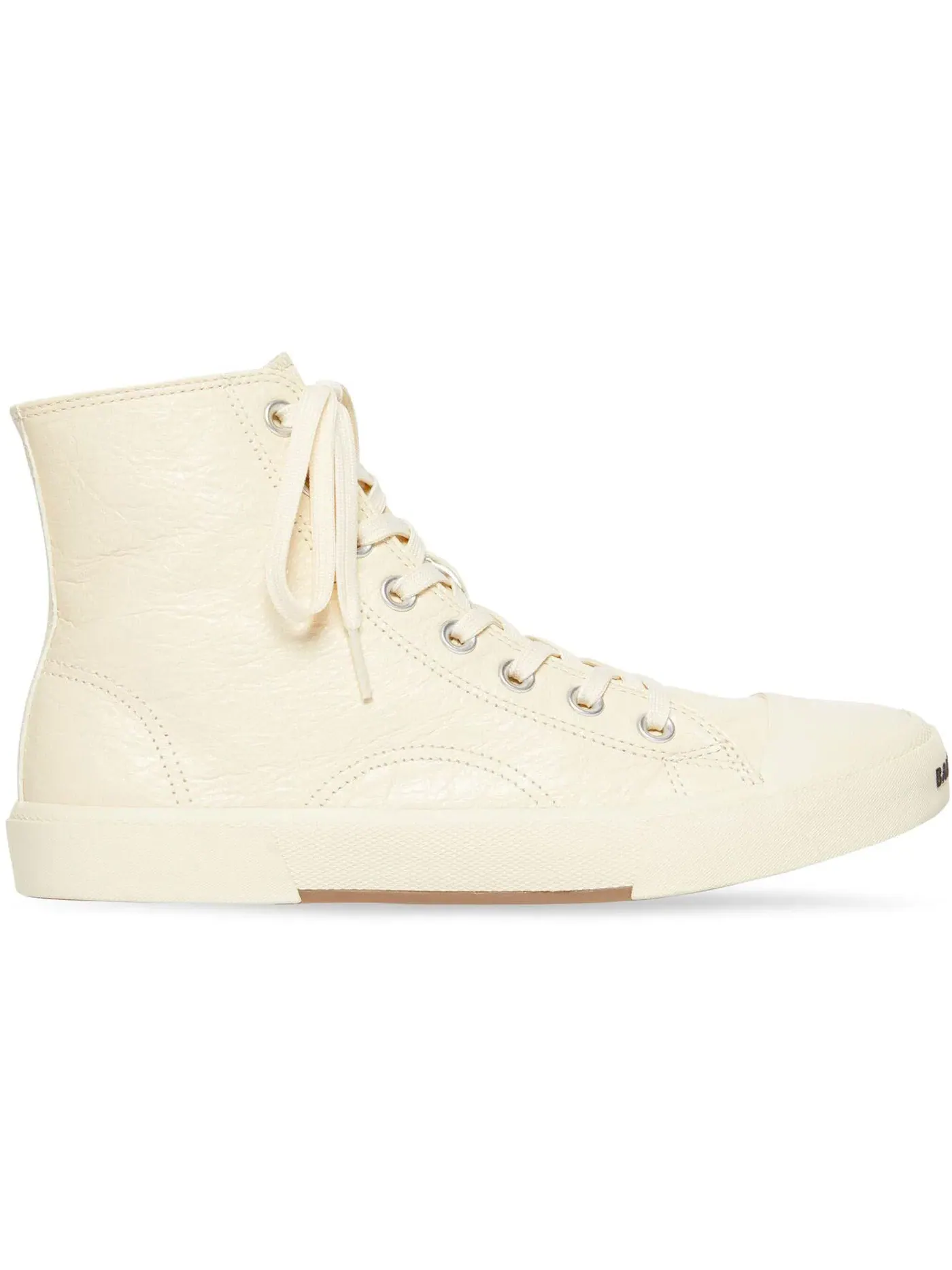 Кроссовки женские Balenciaga Paris High Top Trainers, высокие, с принтом — изображение 1 из 1, белый
