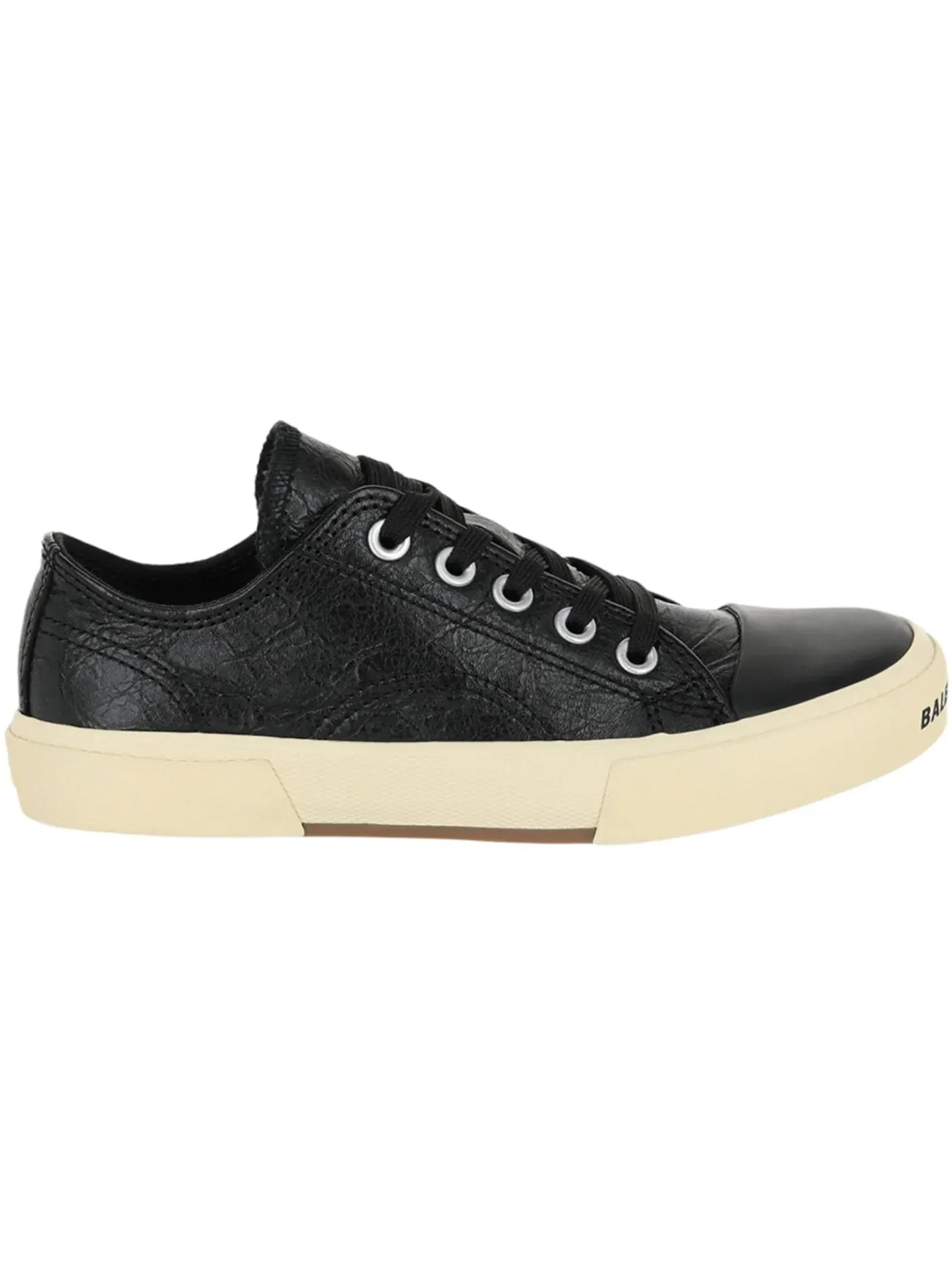 Кроссовки женские Balenciaga Paris Low кожаные черные — изображение 1 из 3, черный