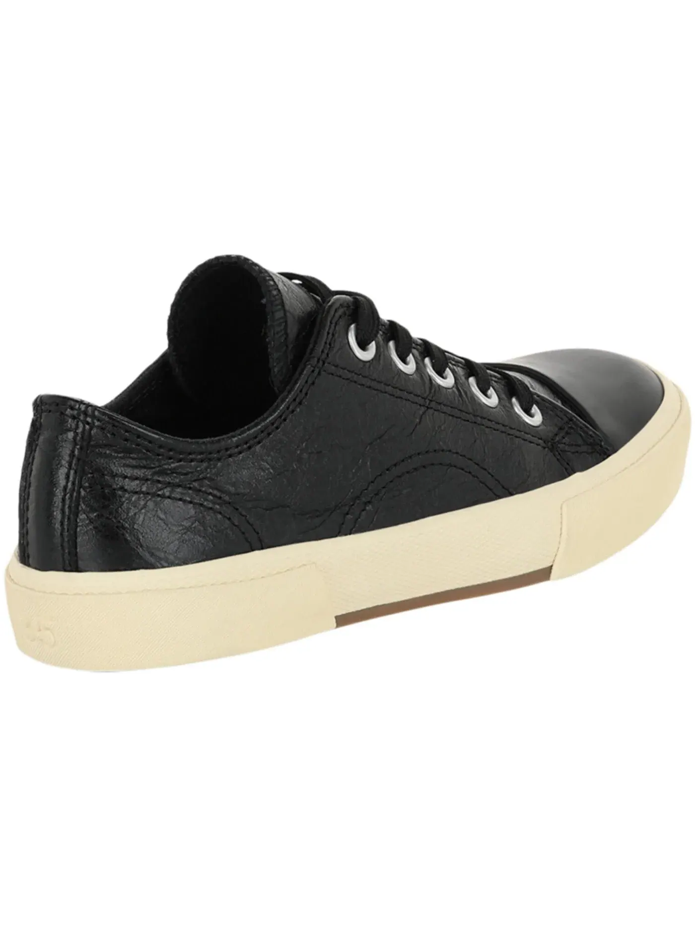 Кроссовки женские Balenciaga Paris Low кожаные черные — изображение 3 из 3, черный