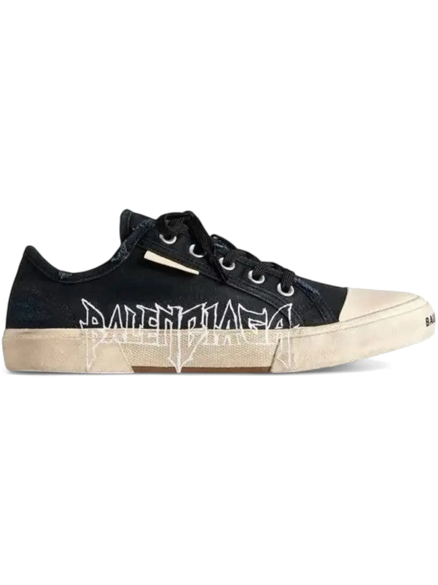 Кроссовки мужские Balenciaga Paris Low Top, с принтом LNY — изображение 1 из 1, черный/белый