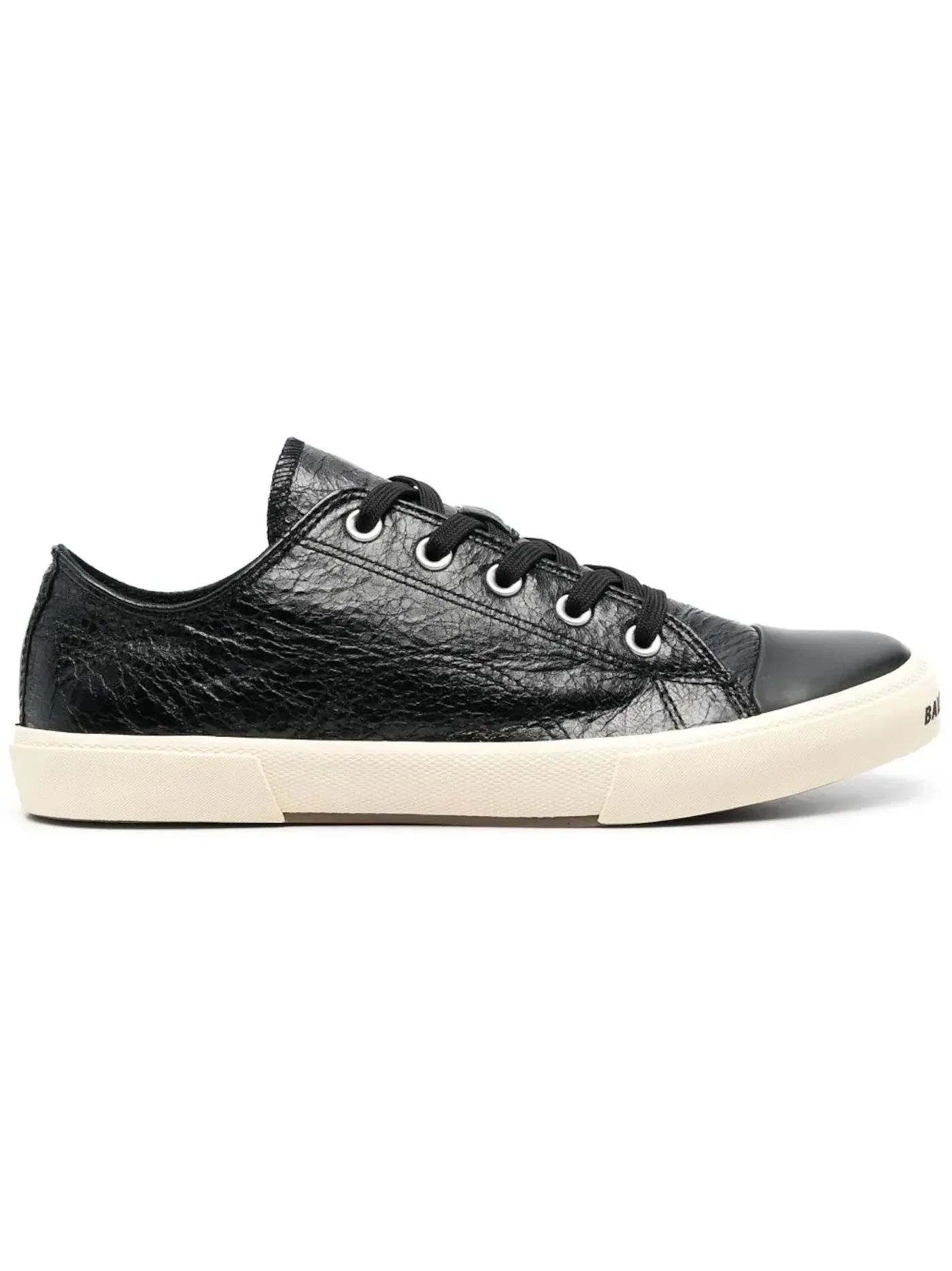 Кеды мужские Balenciaga Paris Low Top Leather Sneaker, кожаные — изображение 1 из 1, черный
