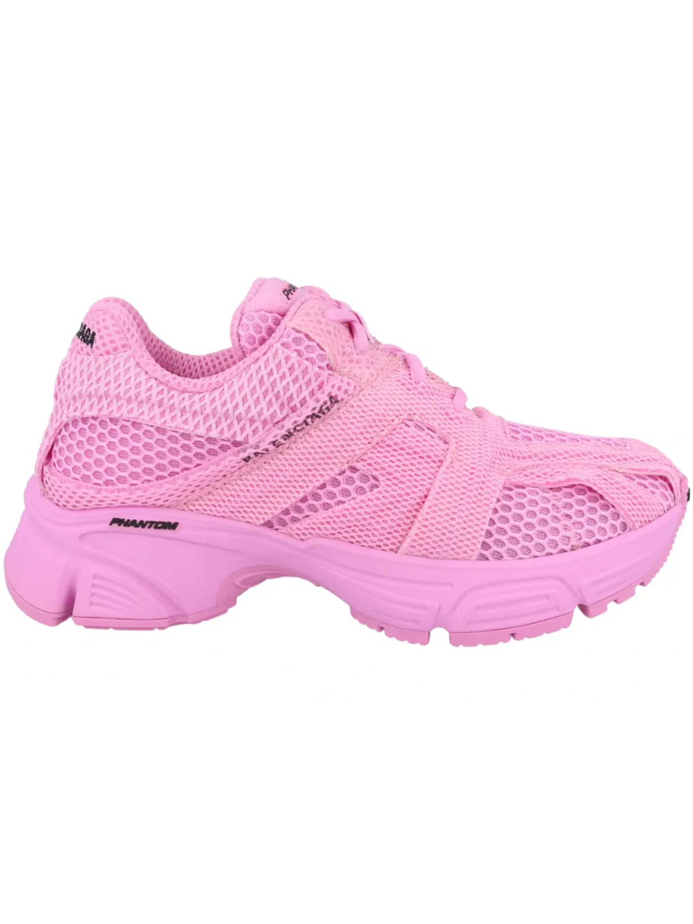 Кроссовки женские Balenciaga Phantom Sneakers, с принтом — изображение 1 из 1, розовый