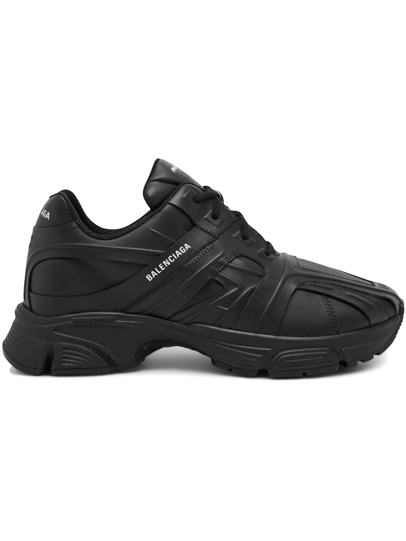 Кроссовки мужские Balenciaga Phantom, кожаные — изображение 1 из 1, черный