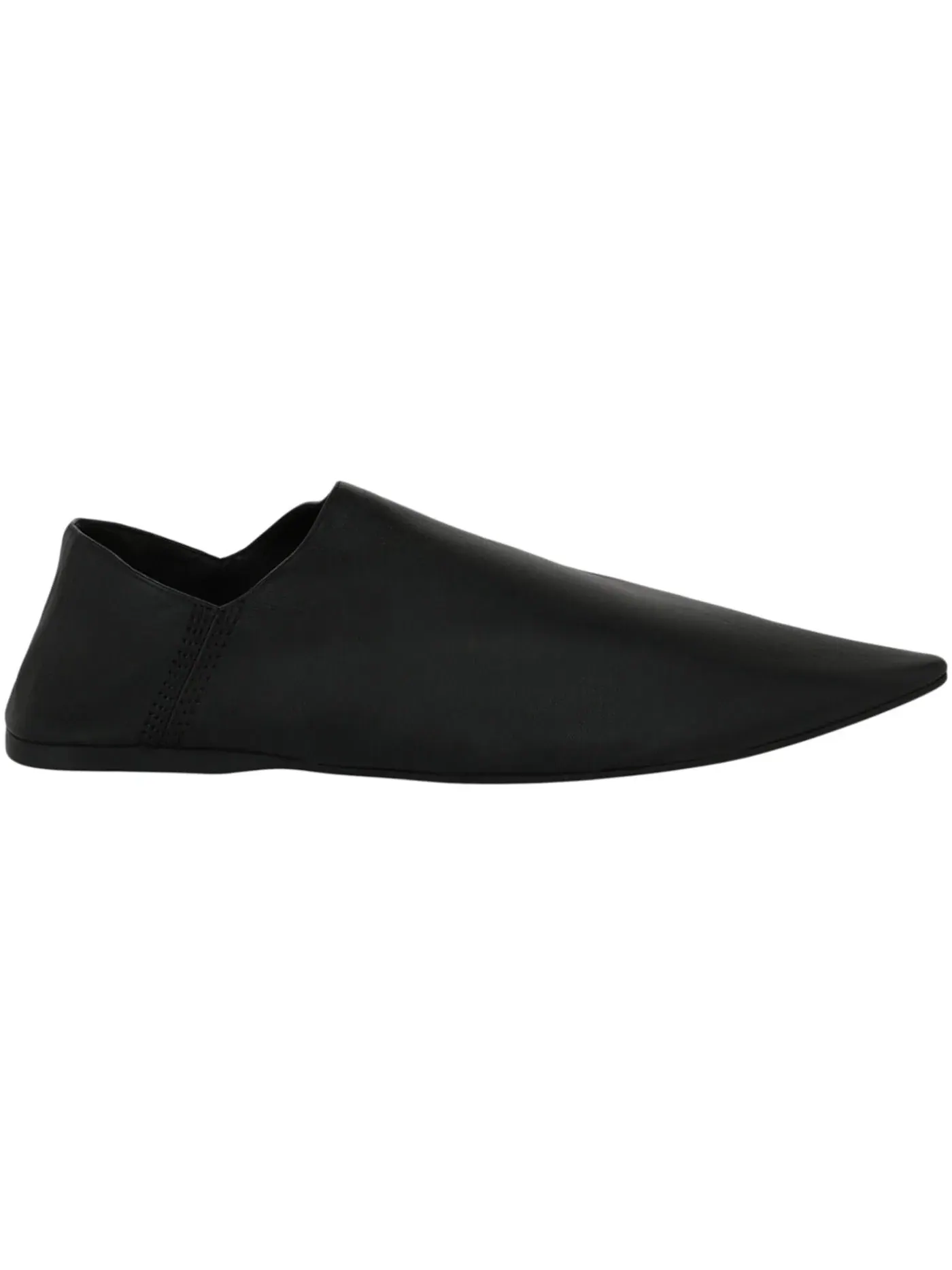 Туфли мужские Balenciaga кожаные Pointed Leather Flats, заостренный носок