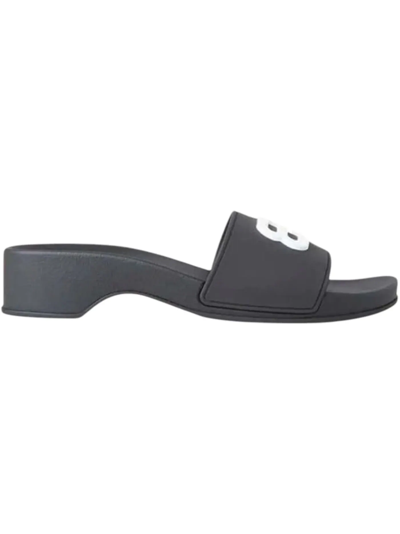 Женские сандалии-слайды на платформе Balenciaga Pool BB Wedge