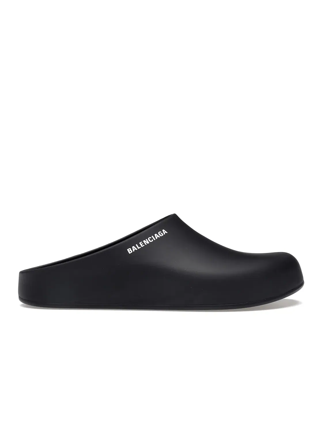 Шлепанцы Balenciaga Pool Closed Slide, Черная резина — изображение 1 из 4, черный