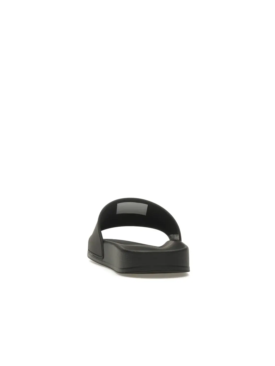 Шлепанцы женские Balenciaga Pool Slide, с логотипом — изображение 4 из 4, черный/зеленый