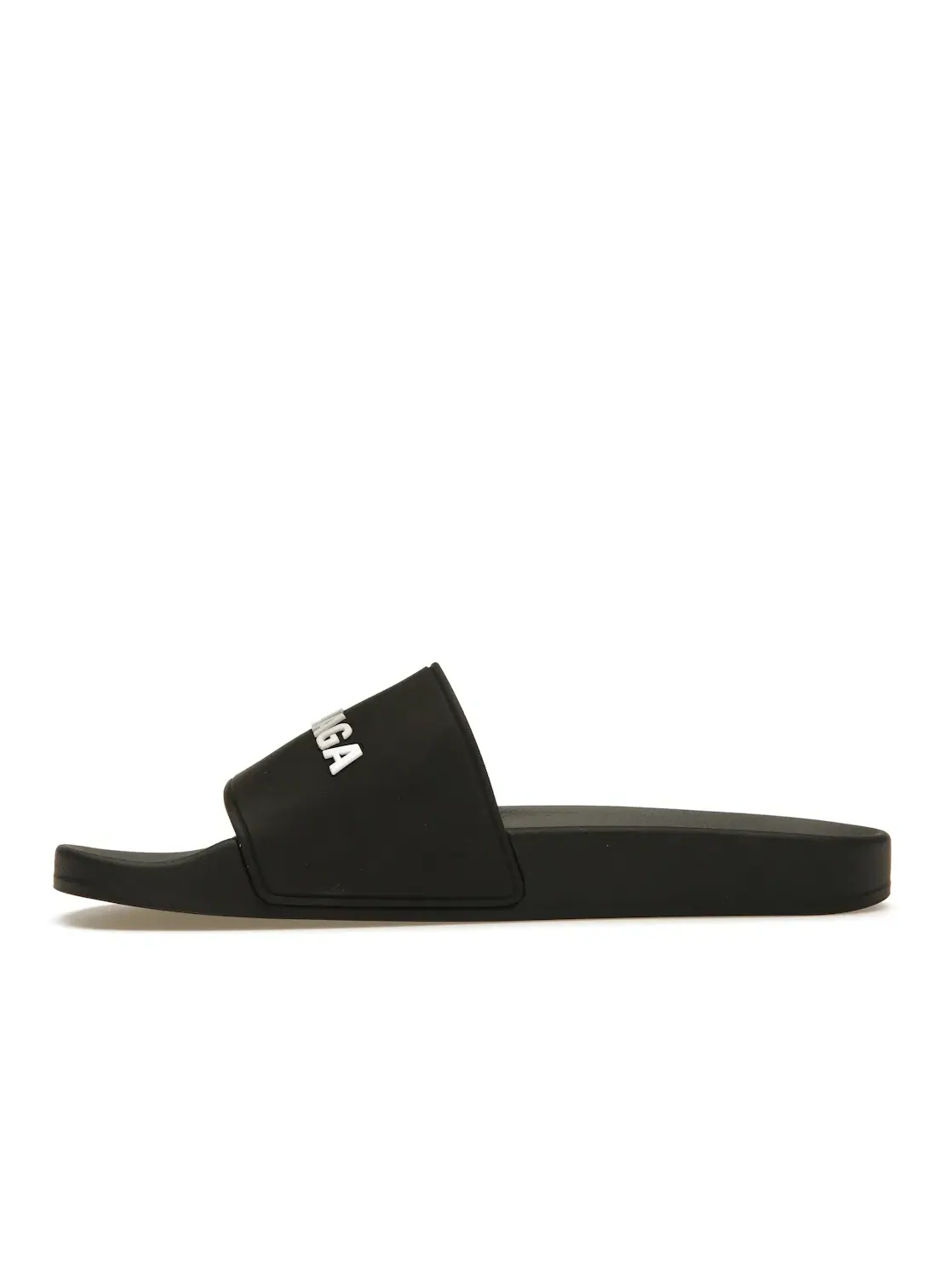 Шлепанцы мужские Balenciaga Pool Slide, контурная стелька — изображение 3 из 4, черный