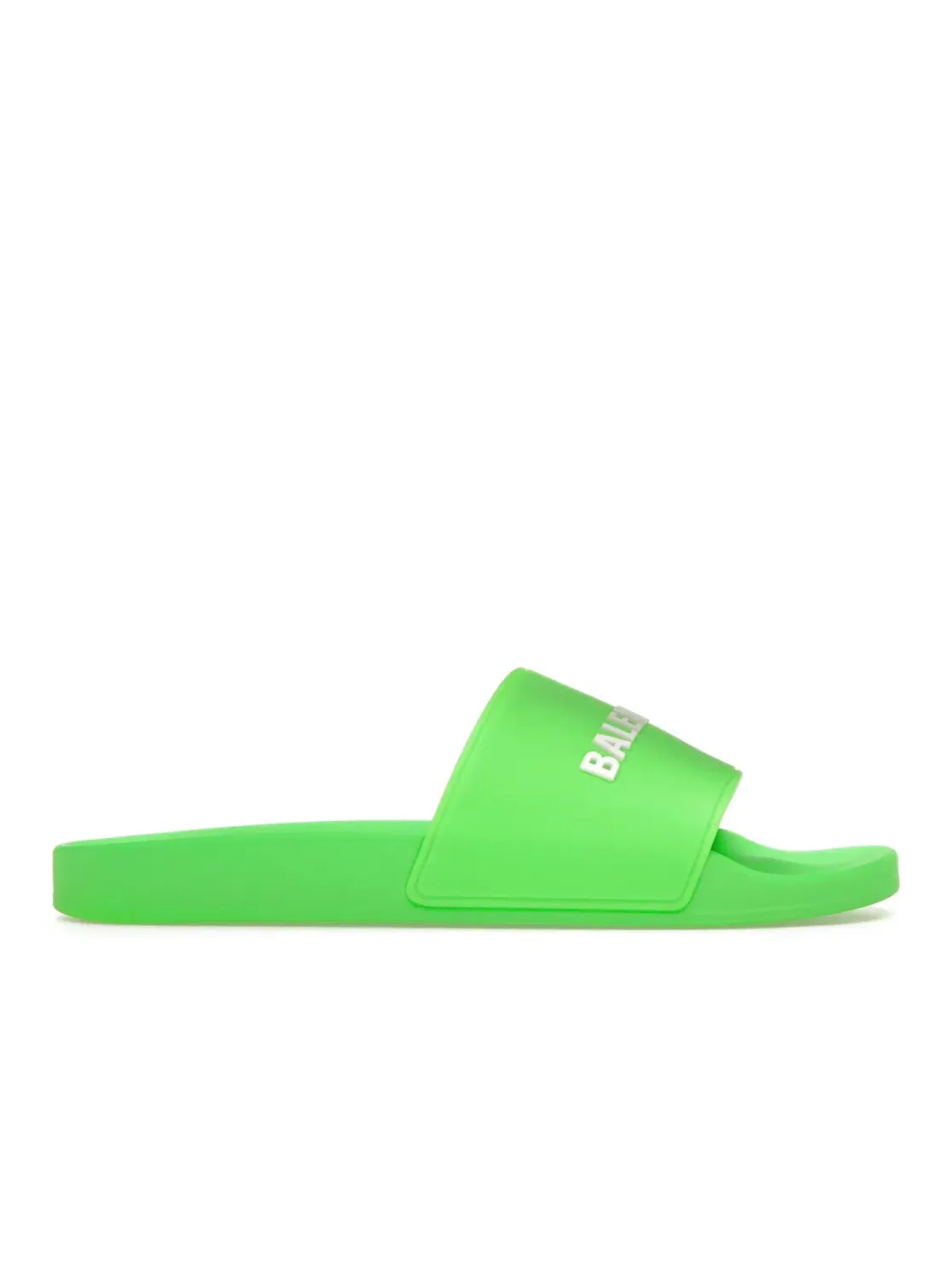 Шлепанцы мужские Balenciaga Pool Slide, с логотипом — изображение 1 из 4, зеленый