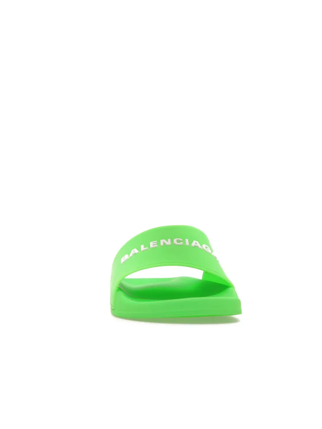 Шлепанцы мужские Balenciaga Pool Slide, с логотипом — изображение 2 из 4, зеленый