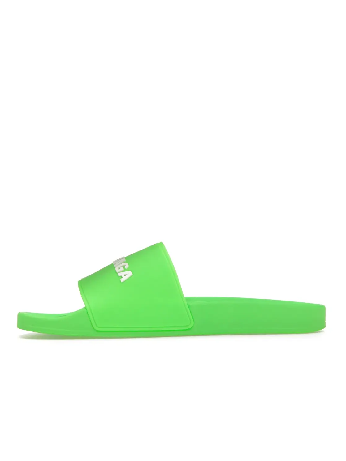 Шлепанцы мужские Balenciaga Pool Slide, с логотипом — изображение 3 из 4, зеленый