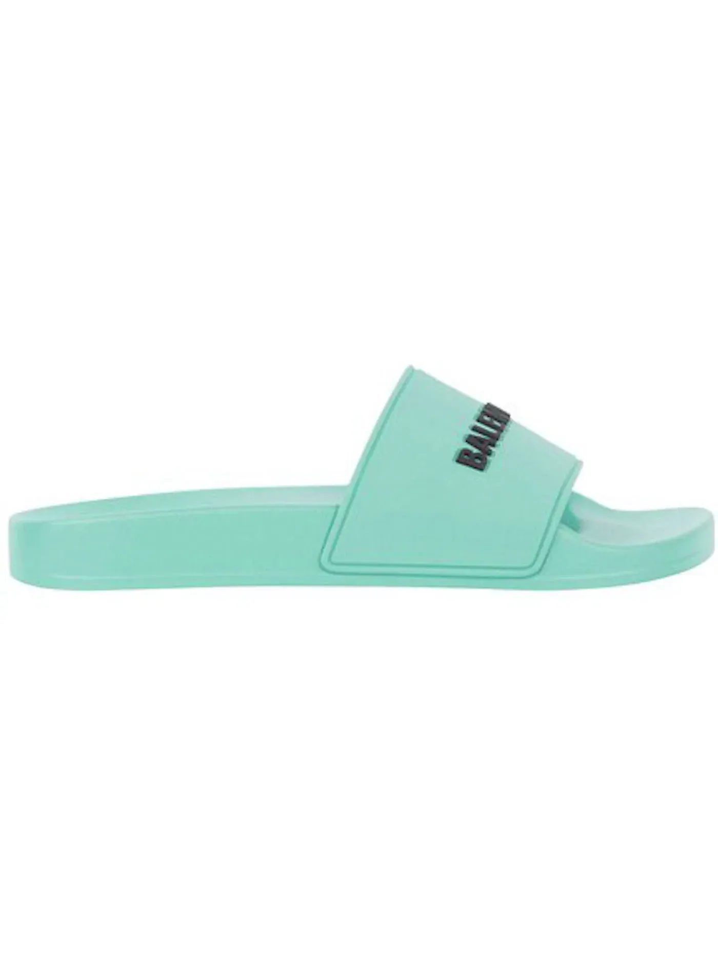 Шлепанцы женские Balenciaga Pool Slide, с открытым носком, мятные — изображение 1 из 1, зеленый