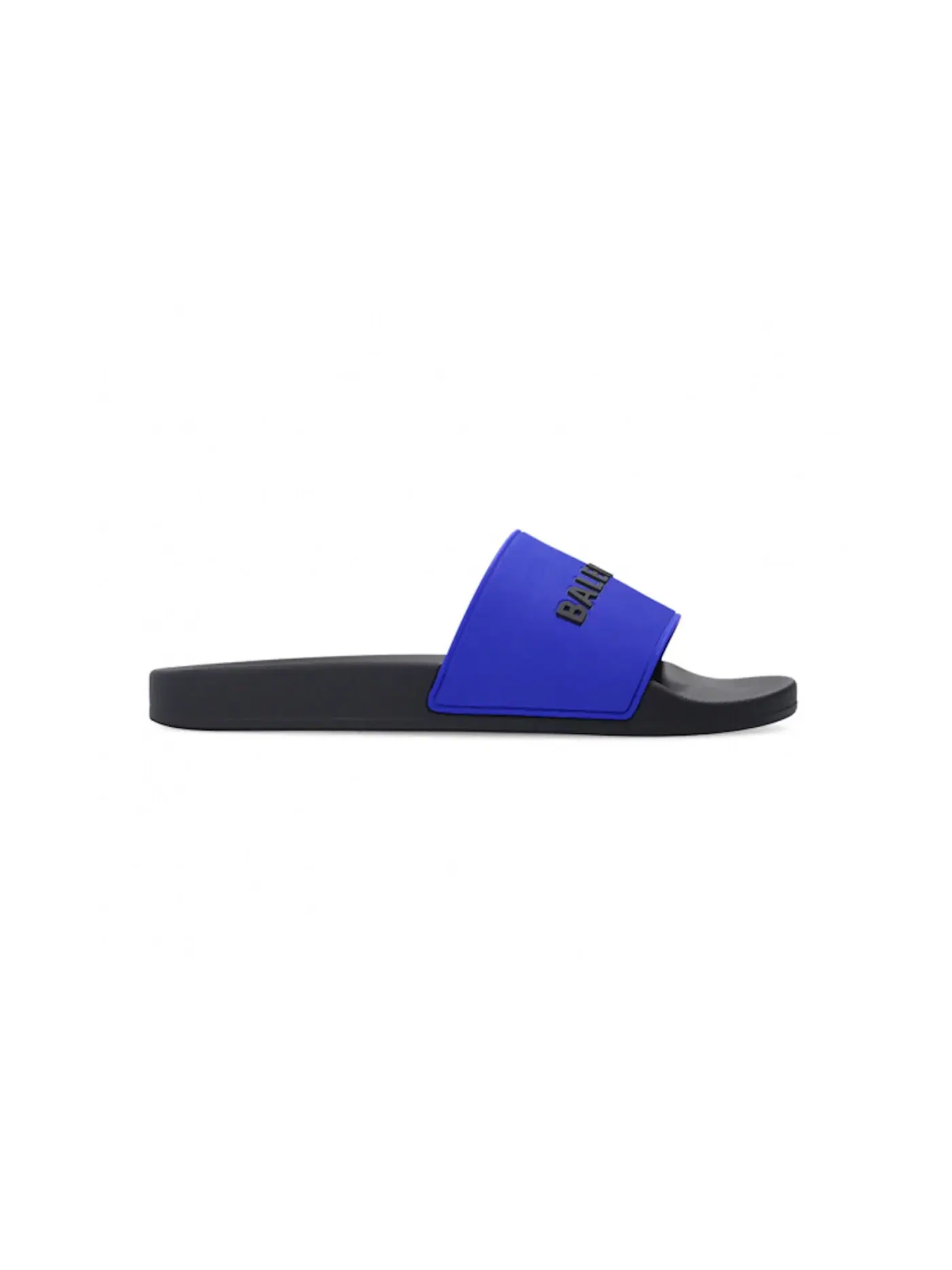 Шлепанцы мужские Balenciaga Pool Slide, с логотипом — изображение 1 из 1, черный