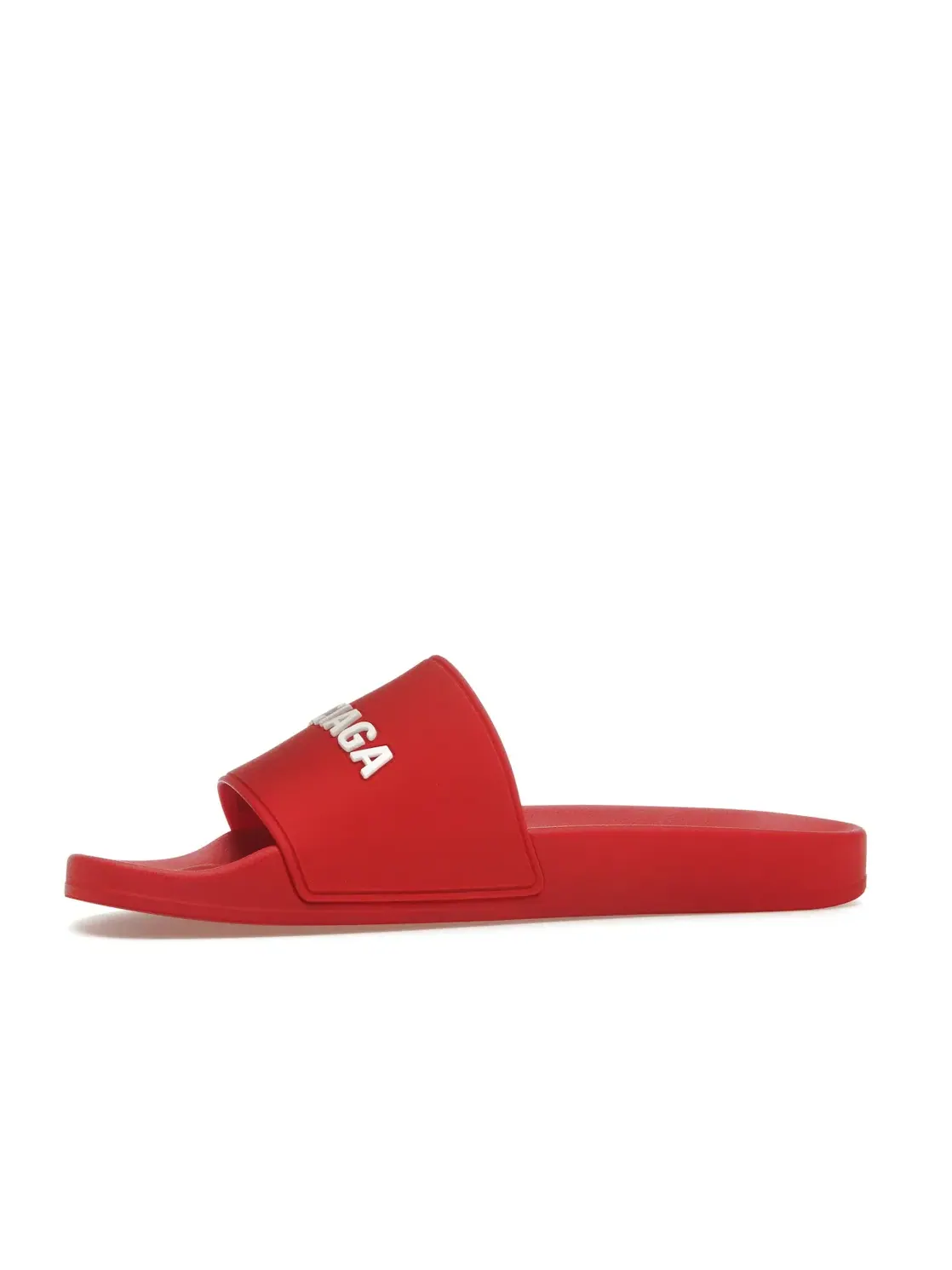 Шлепанцы мужские Balenciaga Pool Slide — изображение 3 из 4, красно-белый
